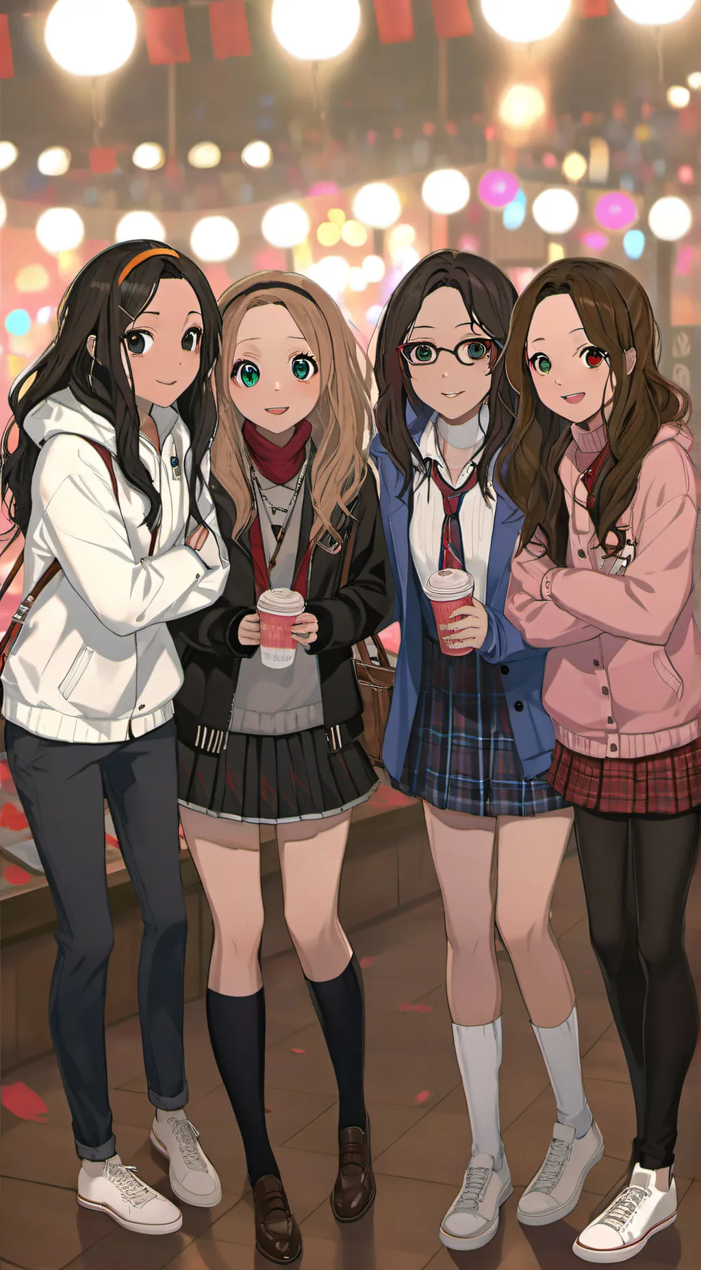ai character: fan girls background