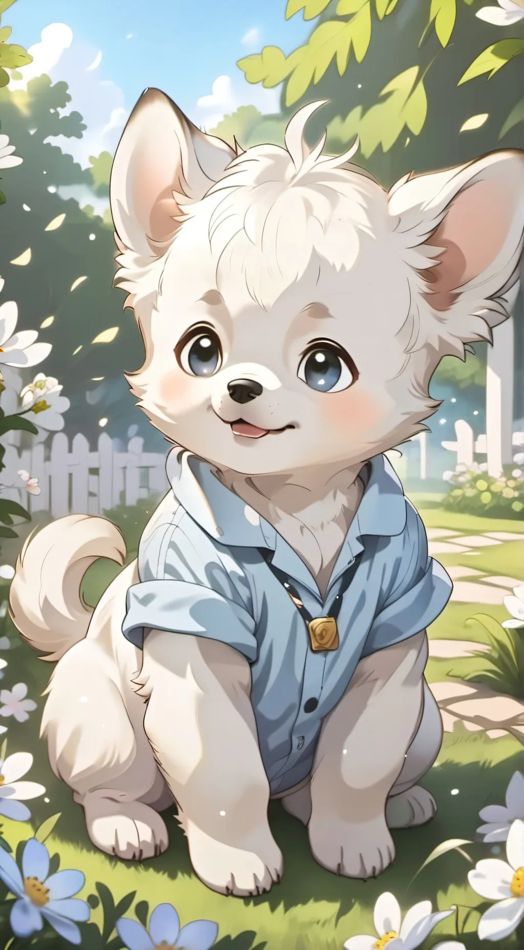 ai character: Cinnamroll background