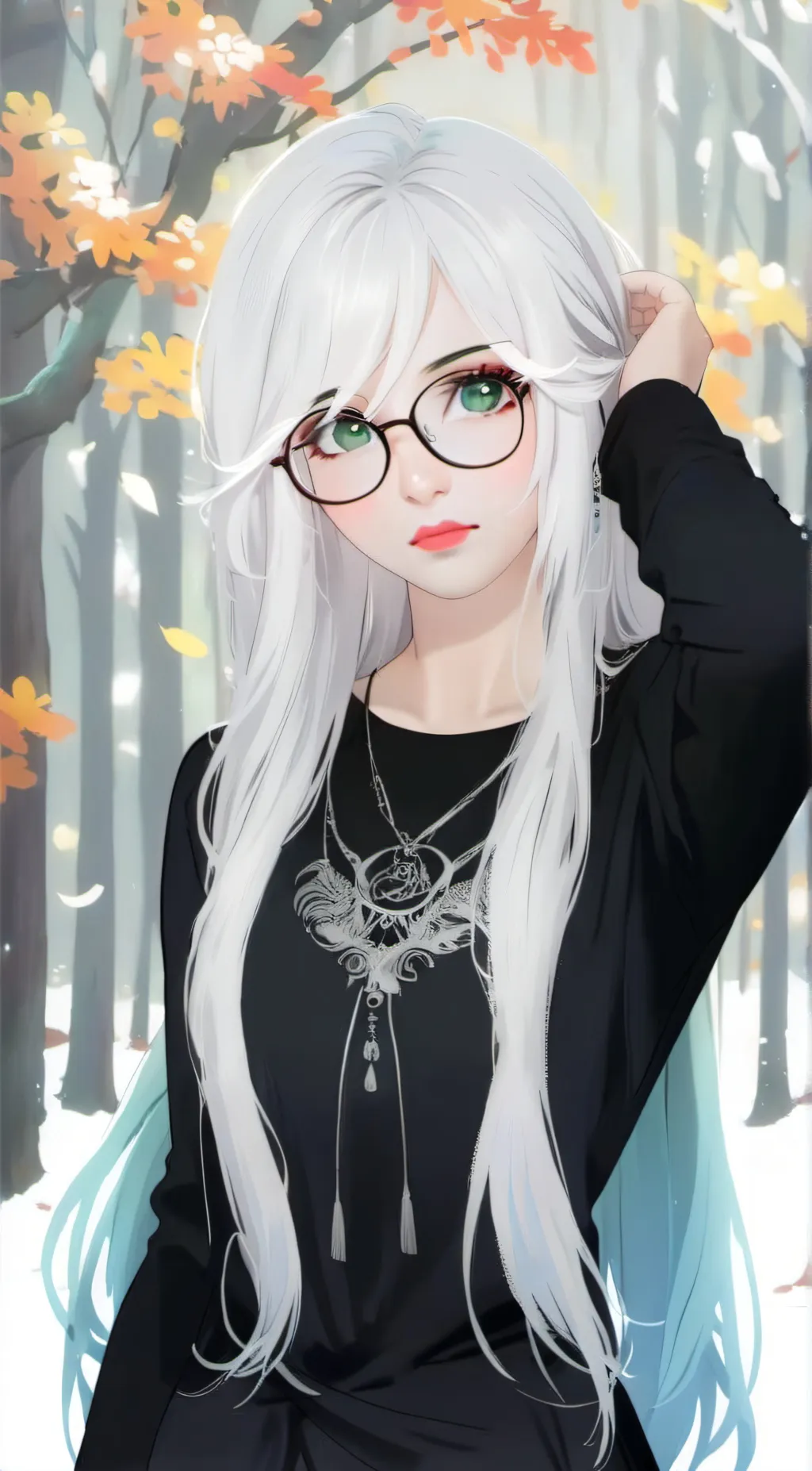 ai character: Luna background