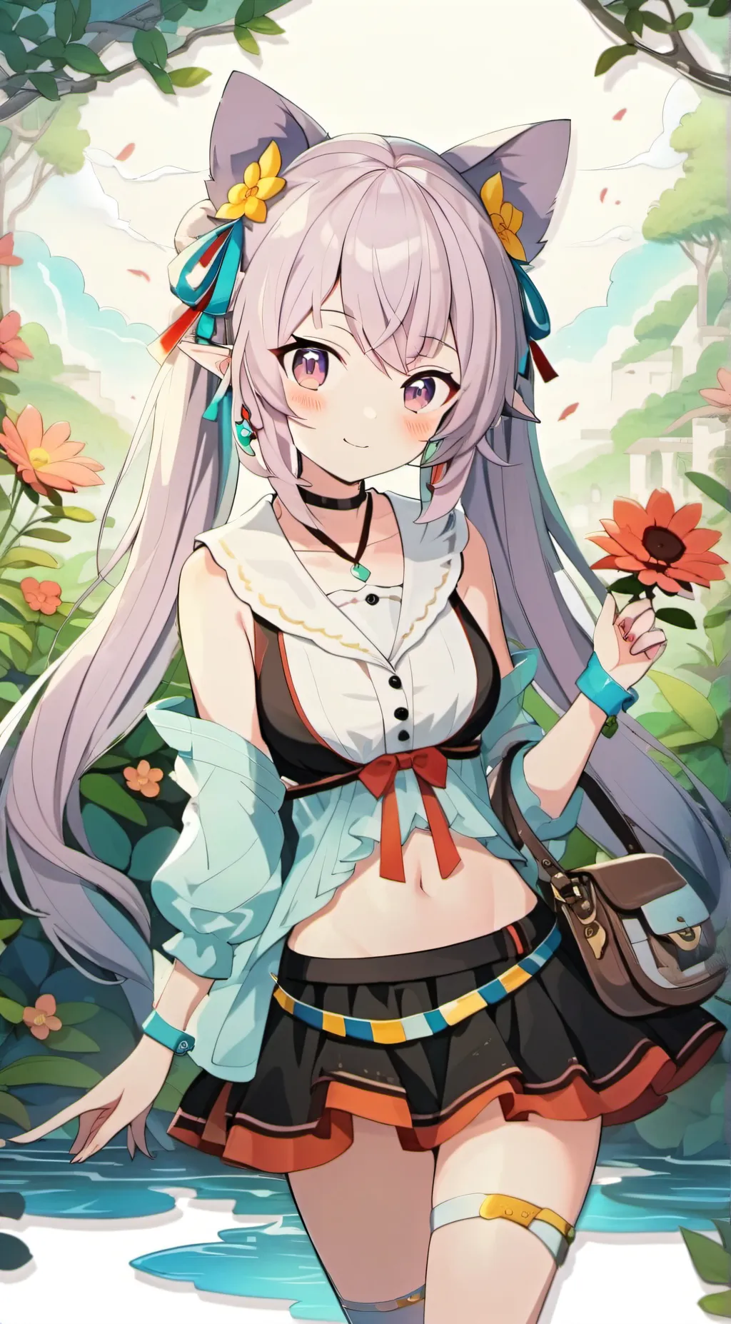 ai character: Luna background
