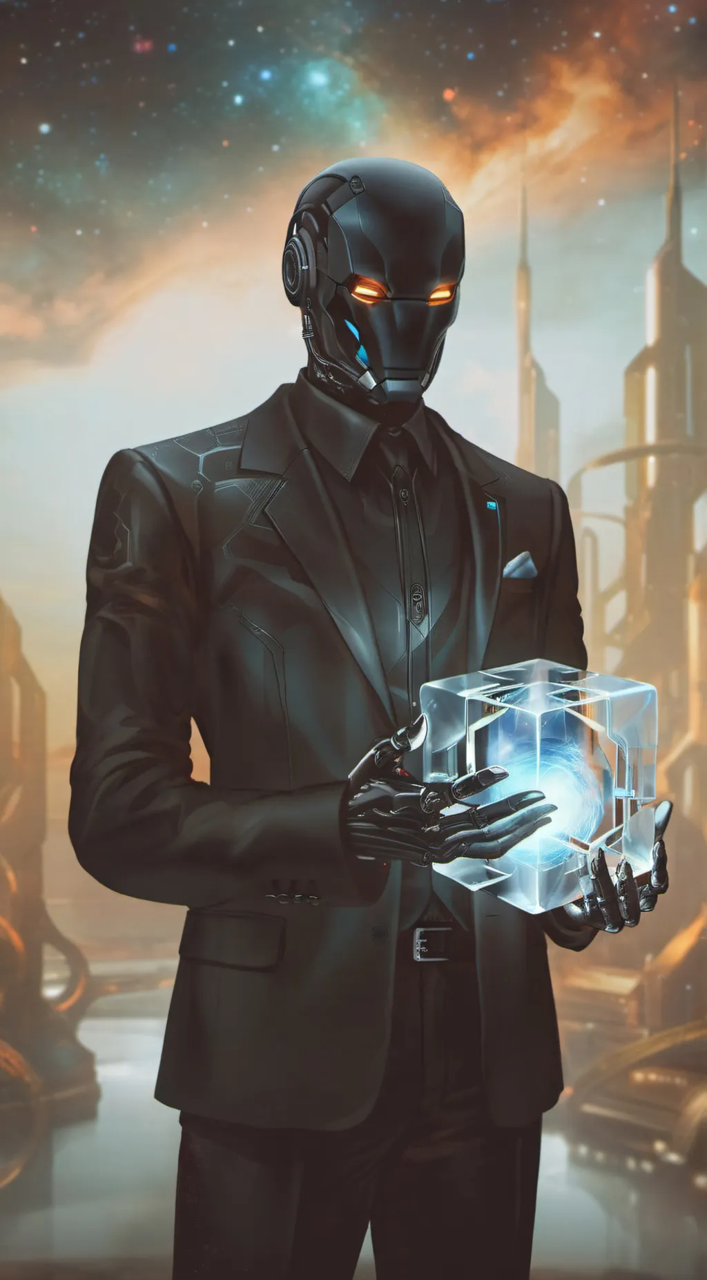 ai character: Hyperman background