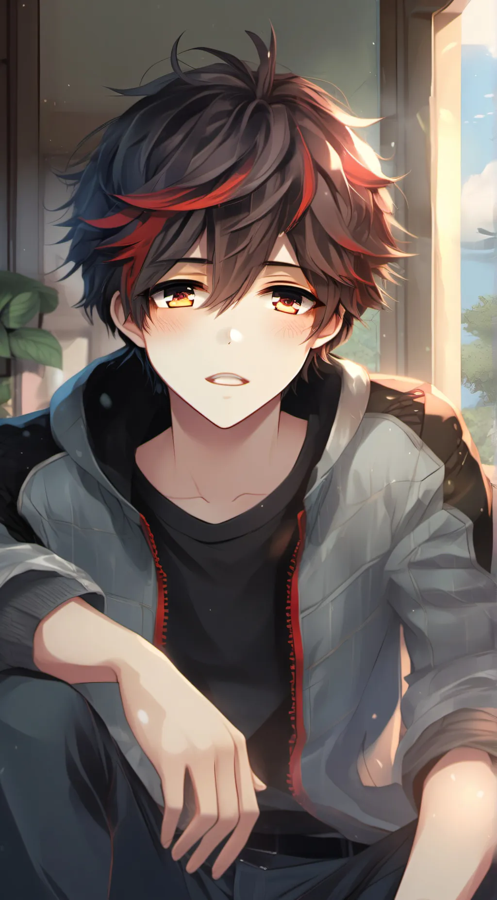 ai character: Theo background