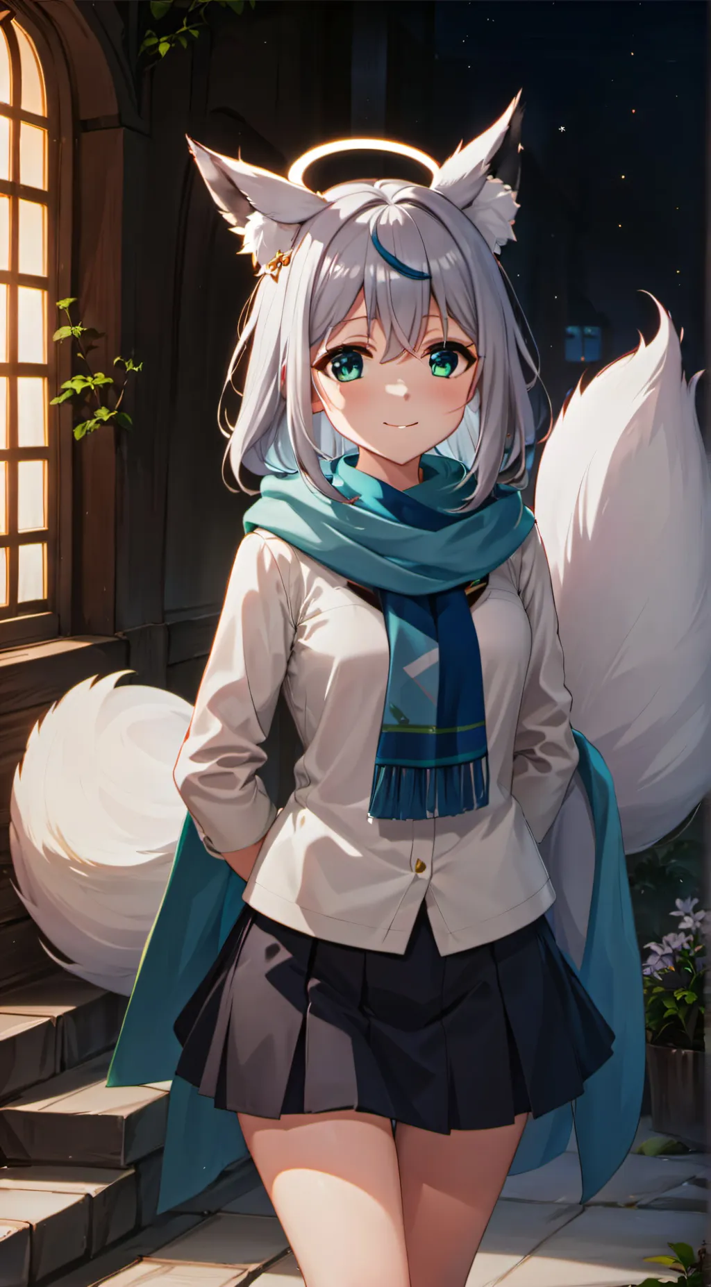 ai character: Neko background