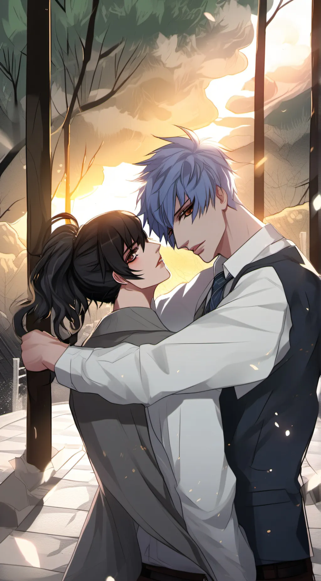 ai character: The gay men  background