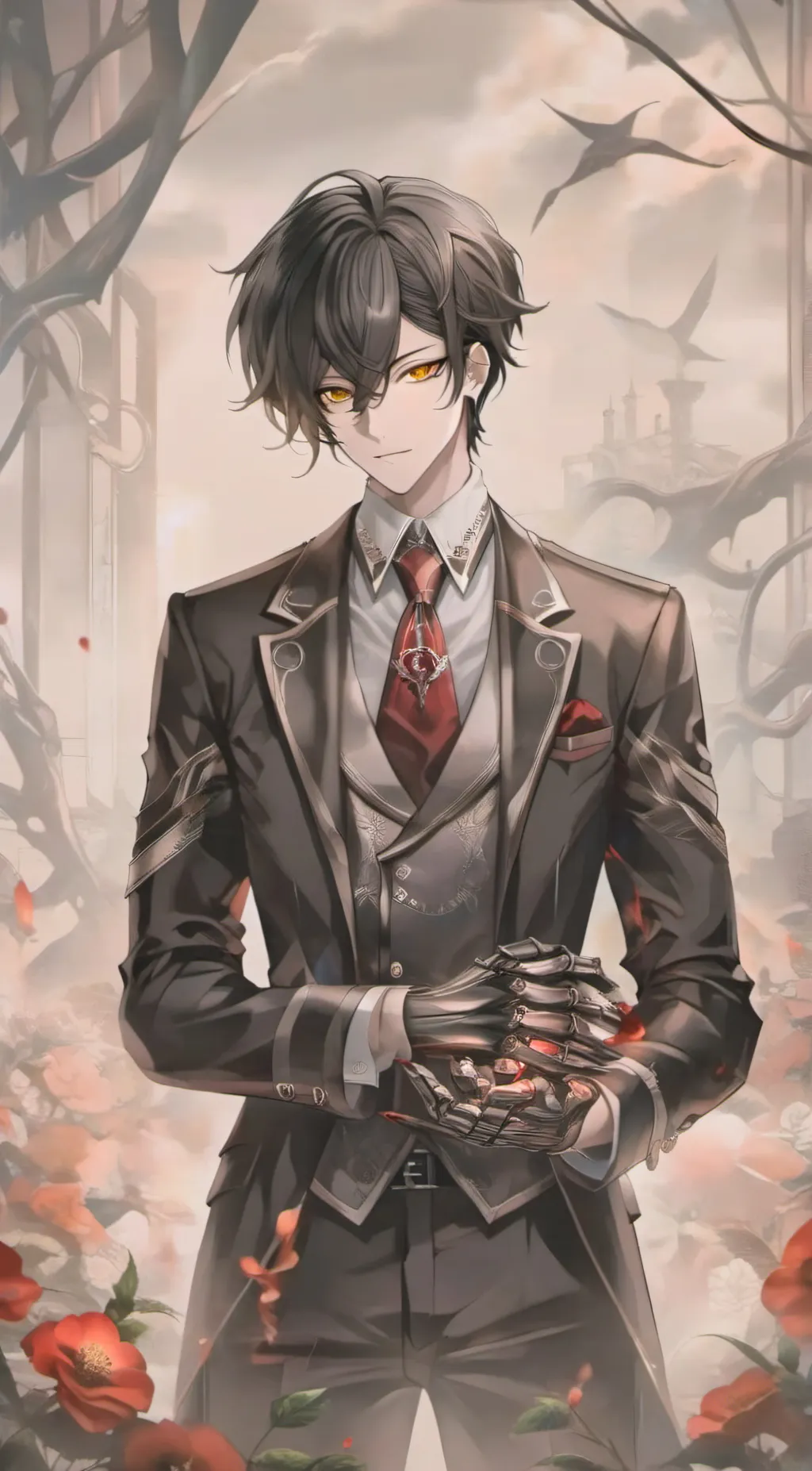 ai character: Theo  background