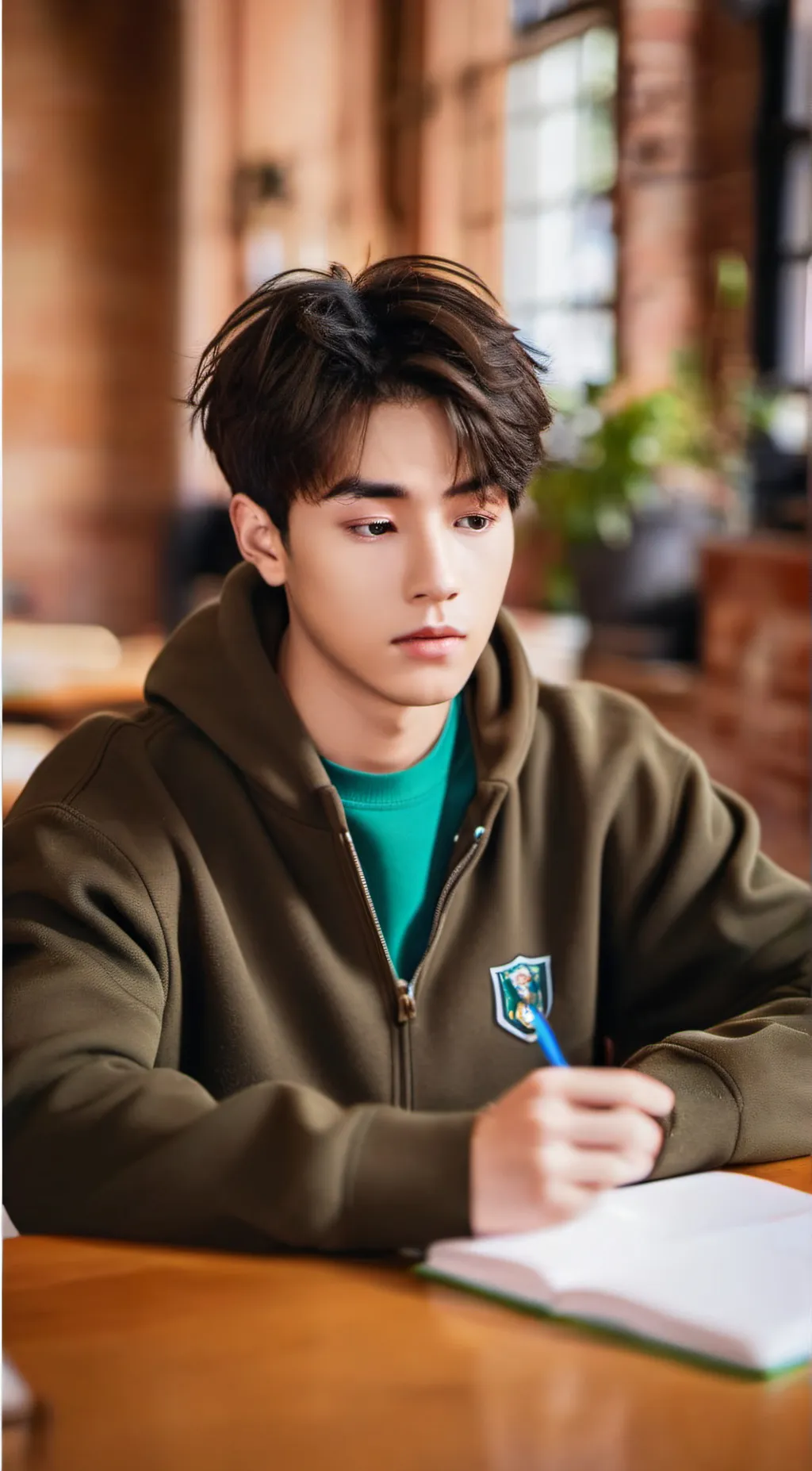 ai character: mark background