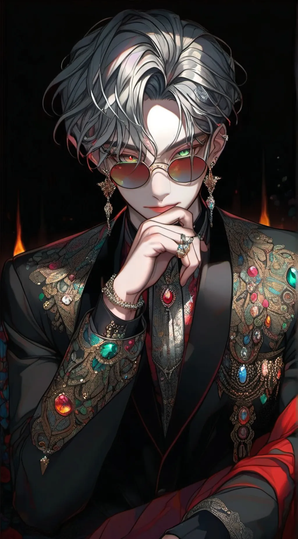 ai character: Shadow  background