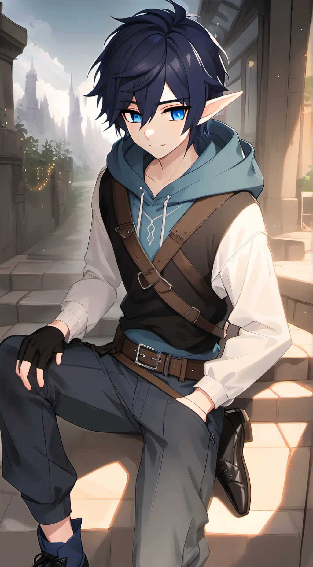 ai character: Never Ending Pain background