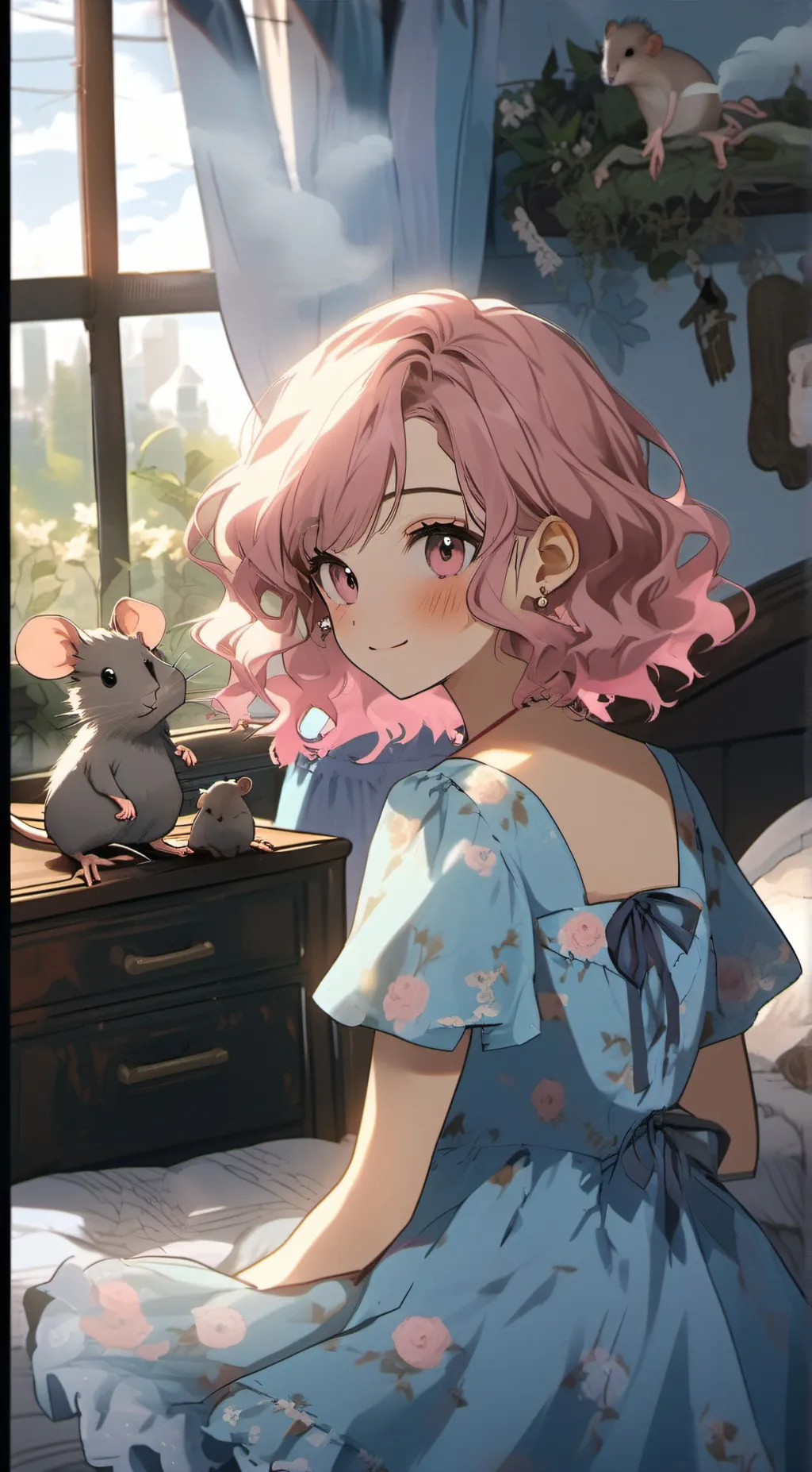 ai character: Mars background