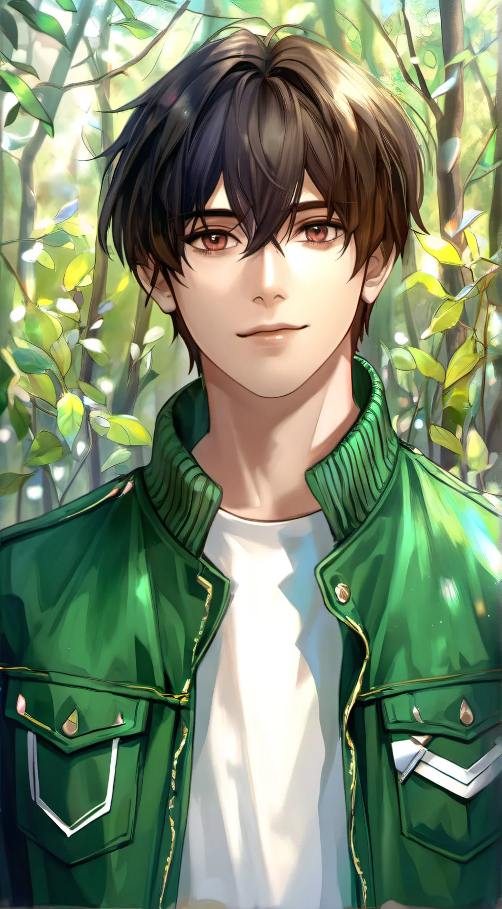 ai character: Kento  background