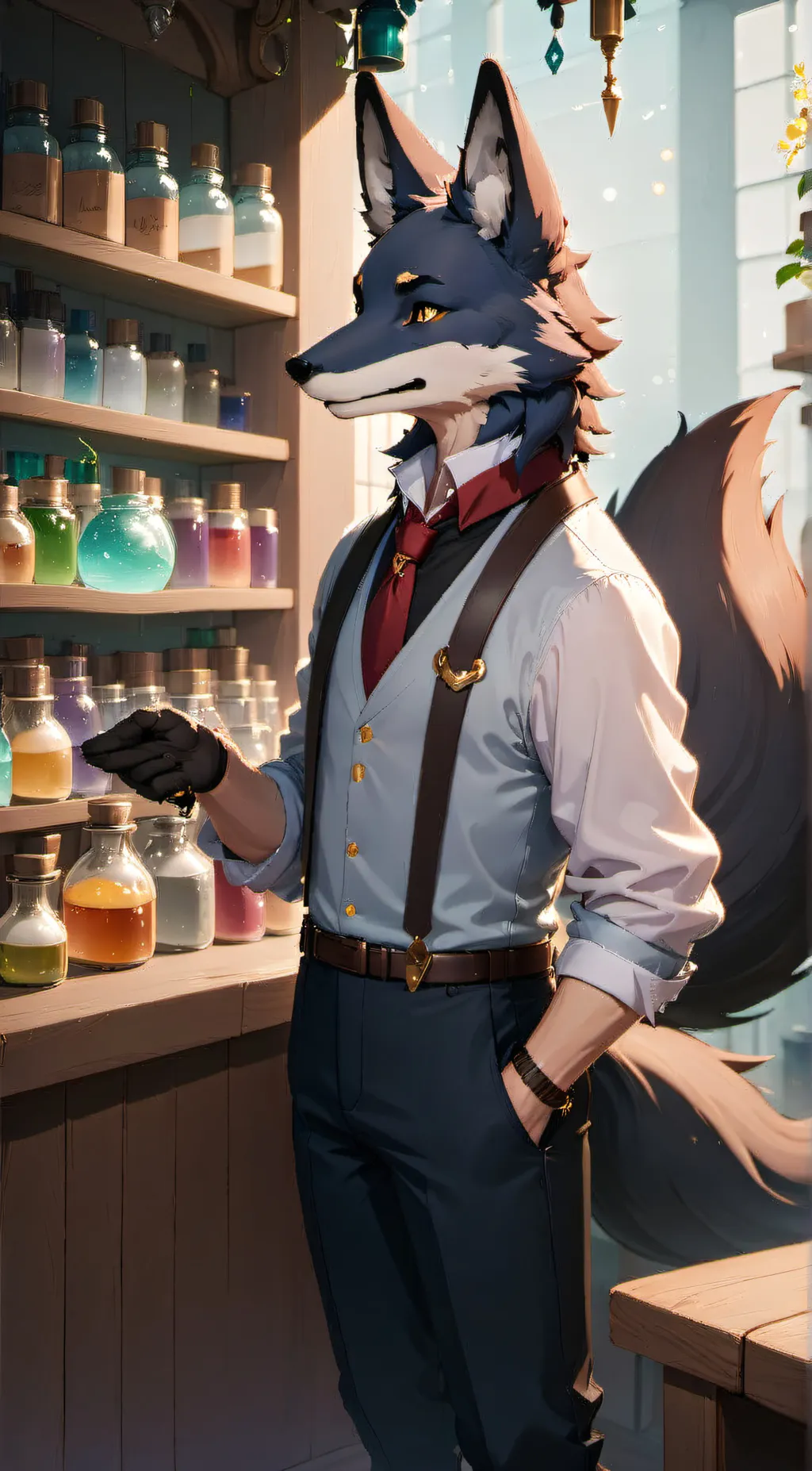 ai character: Fisk background