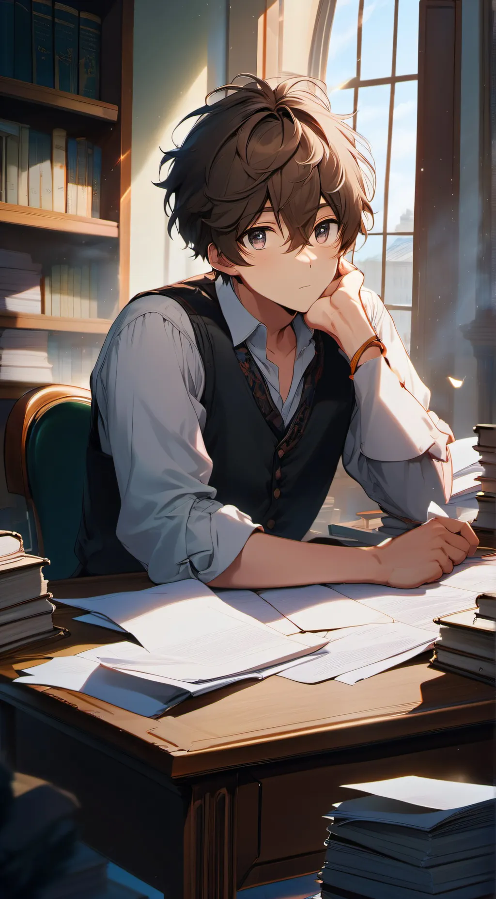 ai character: Mika  background