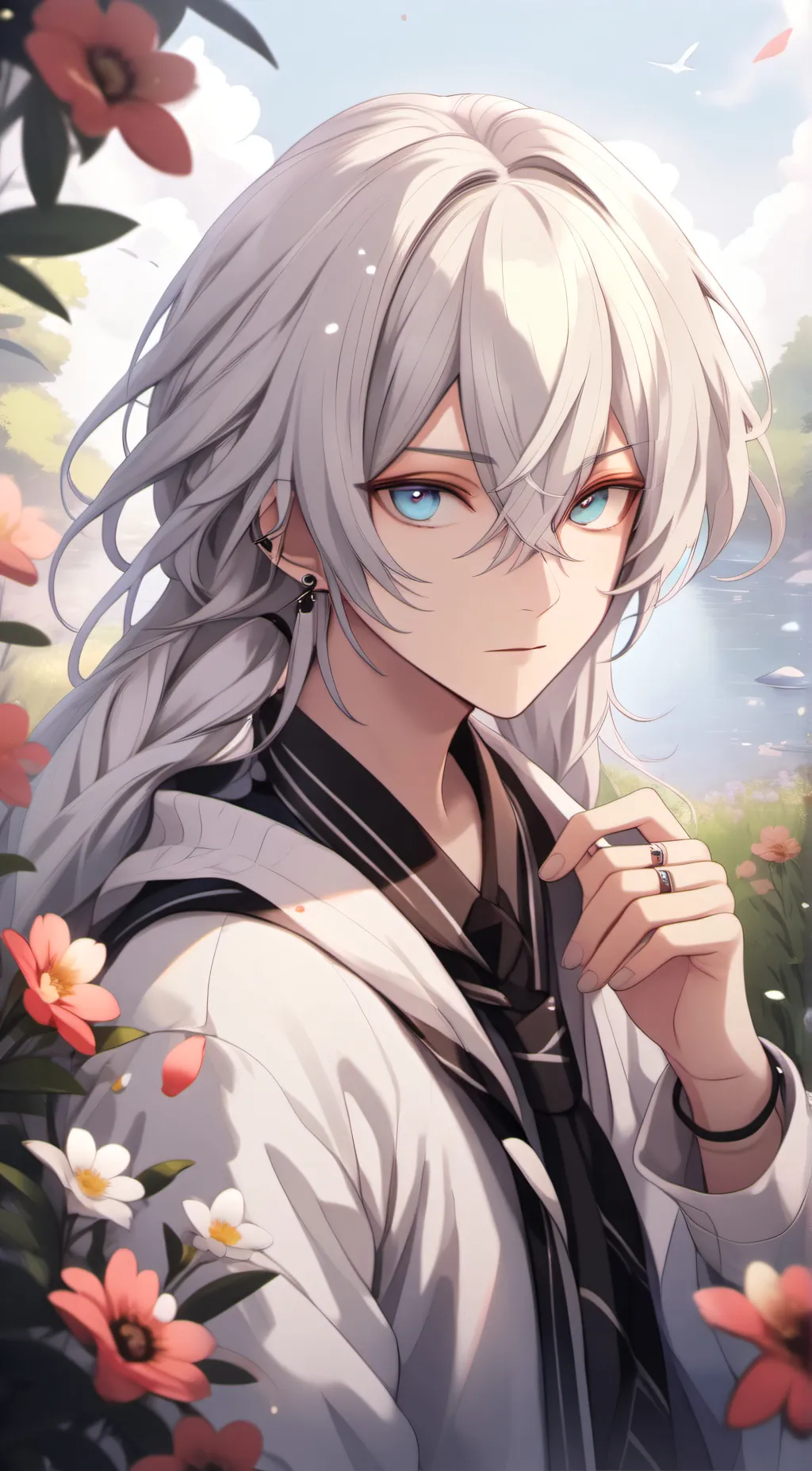 ai character: Moon  background