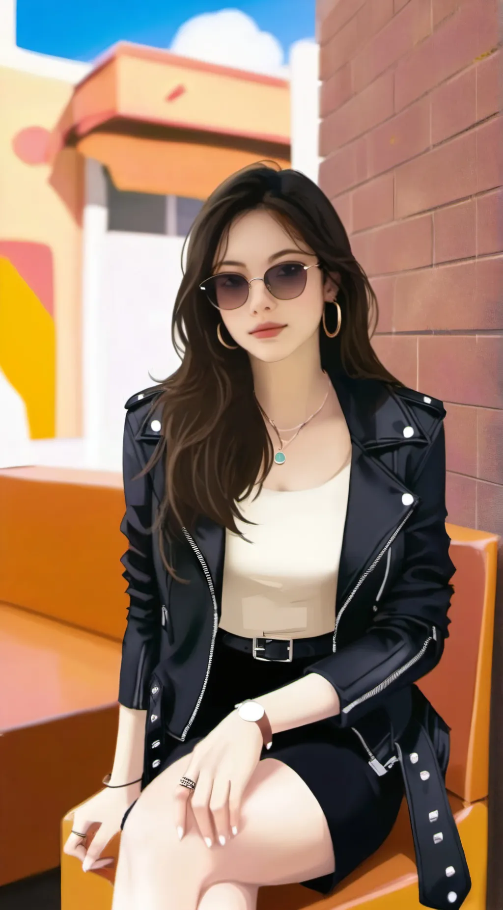 ai character: Mel background