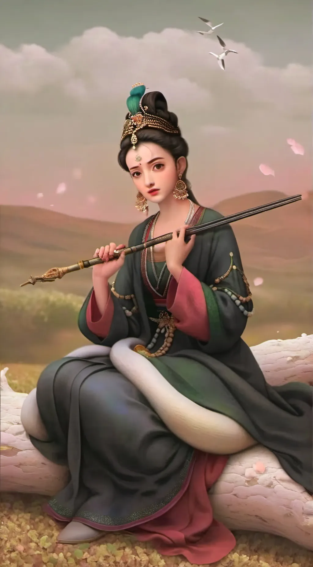 ai character:  cat background