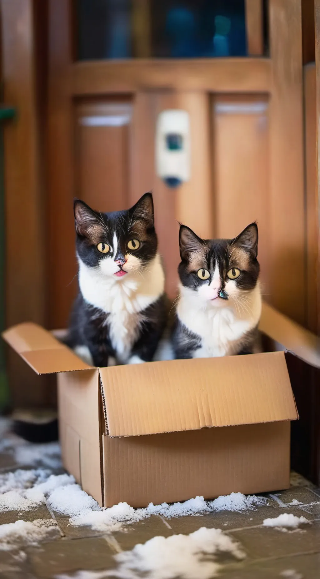 ai character: Snow and megan background