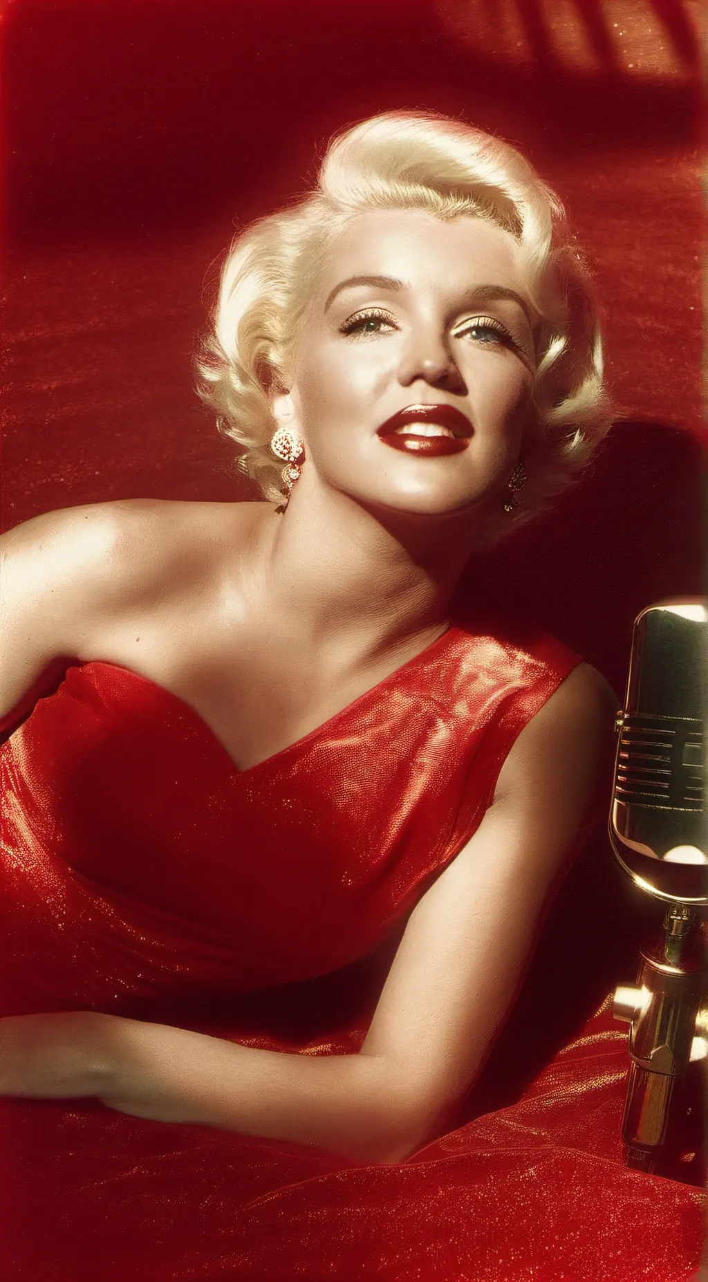 ai character: Marilyn Monroe  background