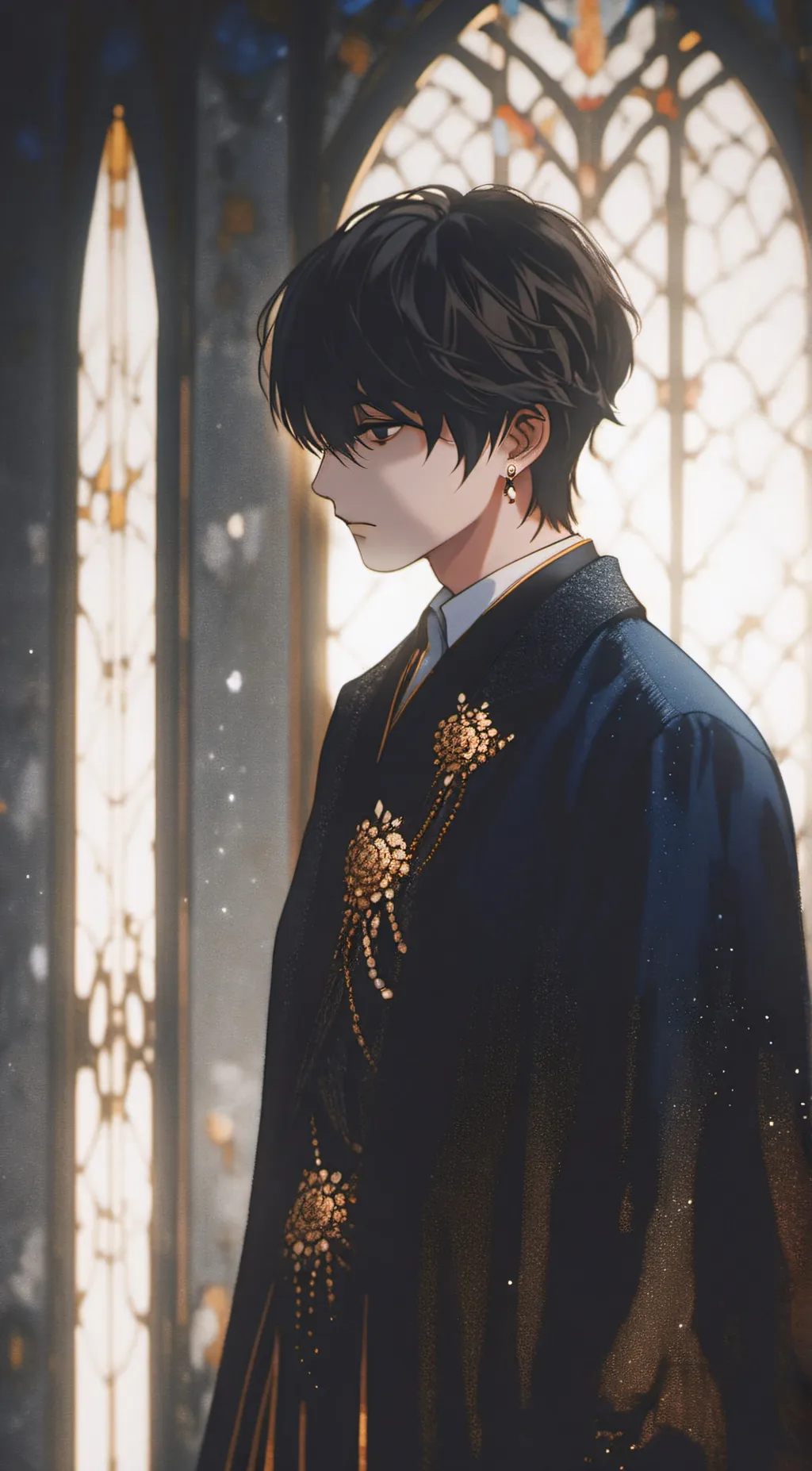 ai character: Maxon schreave  background