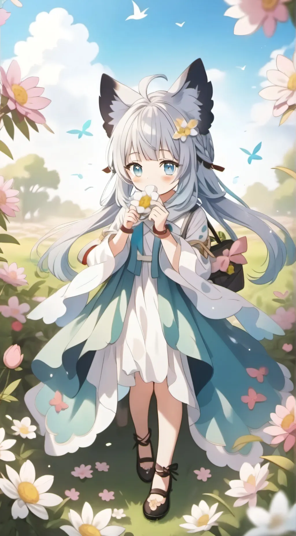 ai character: Gawr Gura background