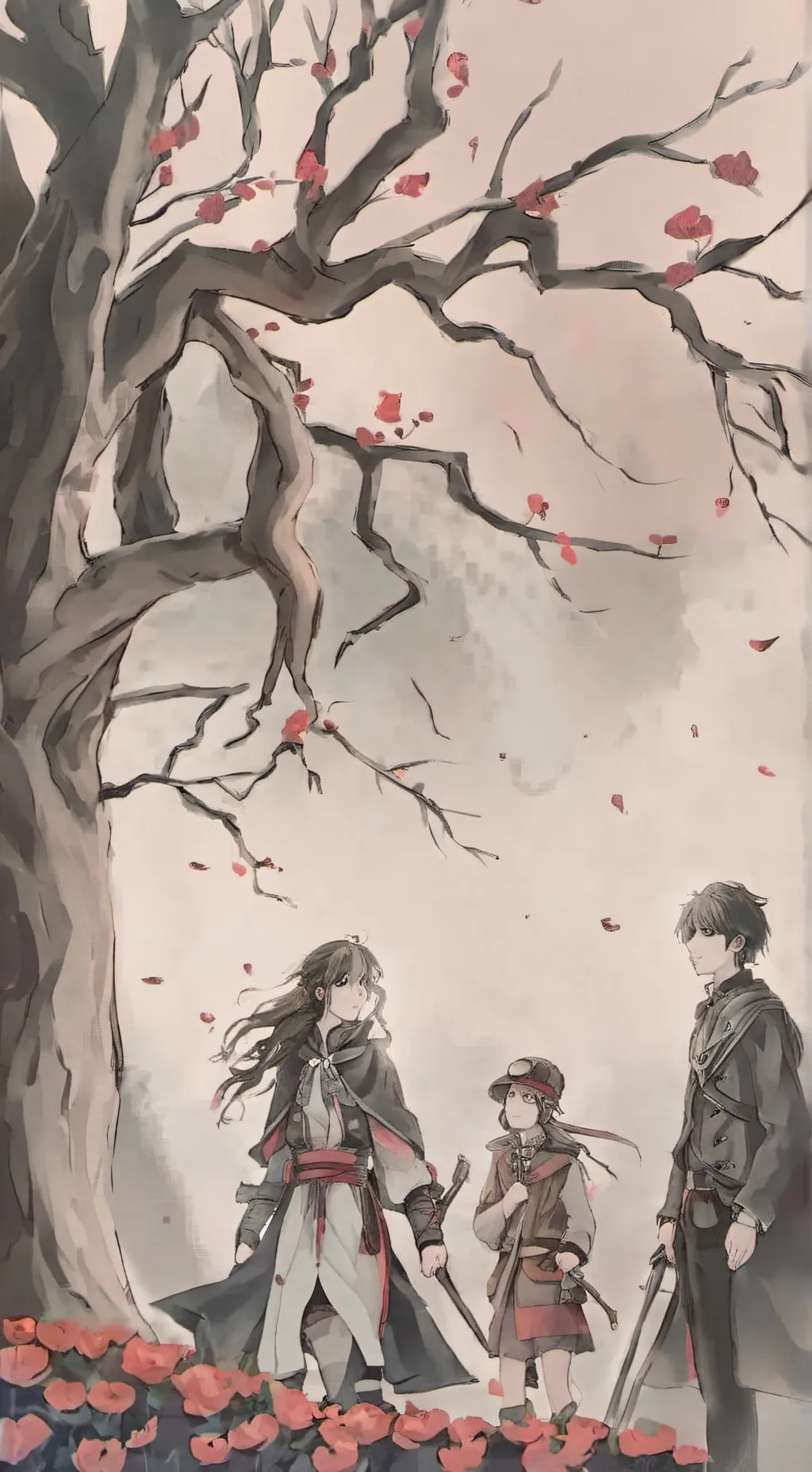 ai character: Mia and Jason  background