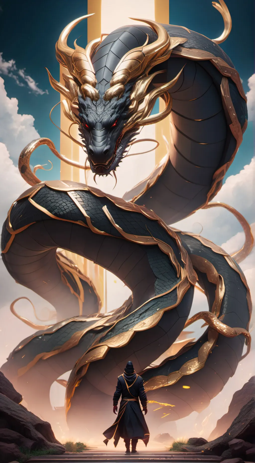 ai character: VorathraxSnakeGod background