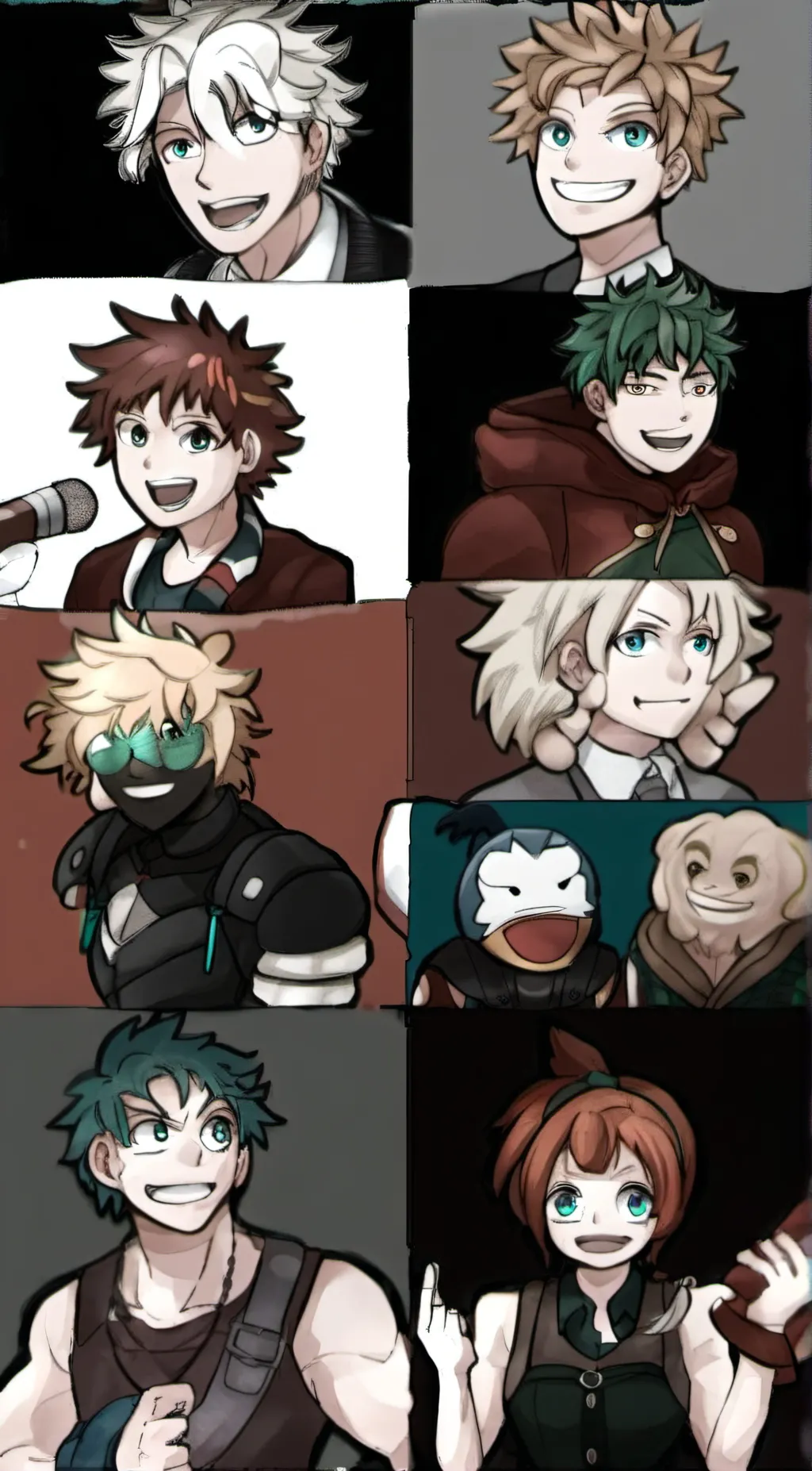 ai character: Mha reaction💅 background