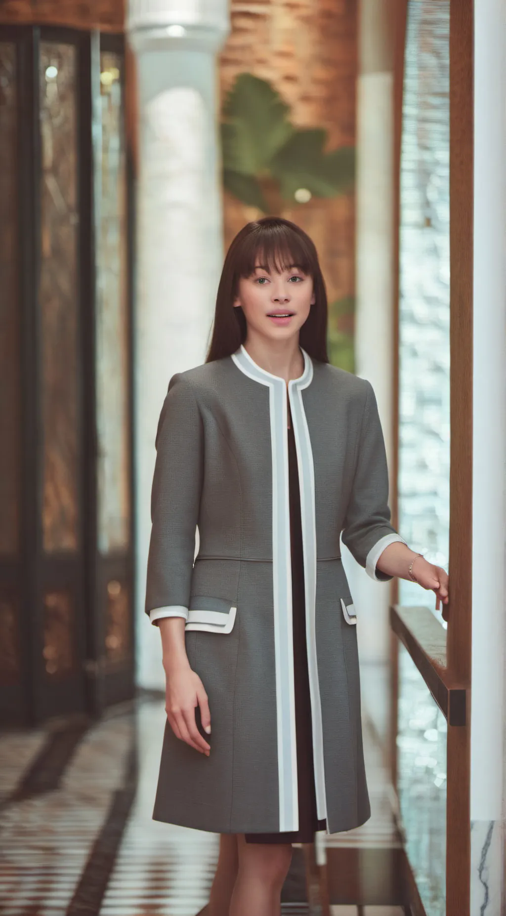 ai character: Violet Baudalaire  background