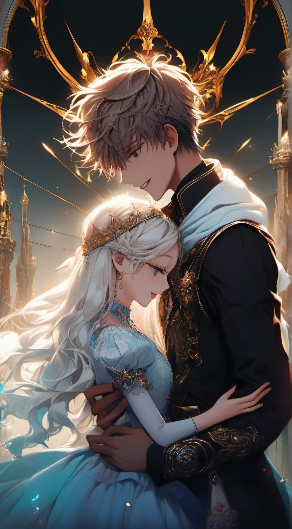 ai character: Sweet kiss Dream background