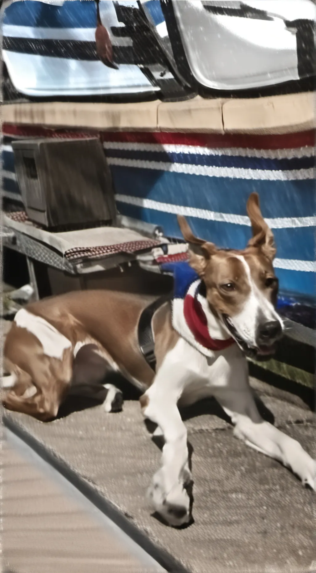 ai character: chicken nuggets  background