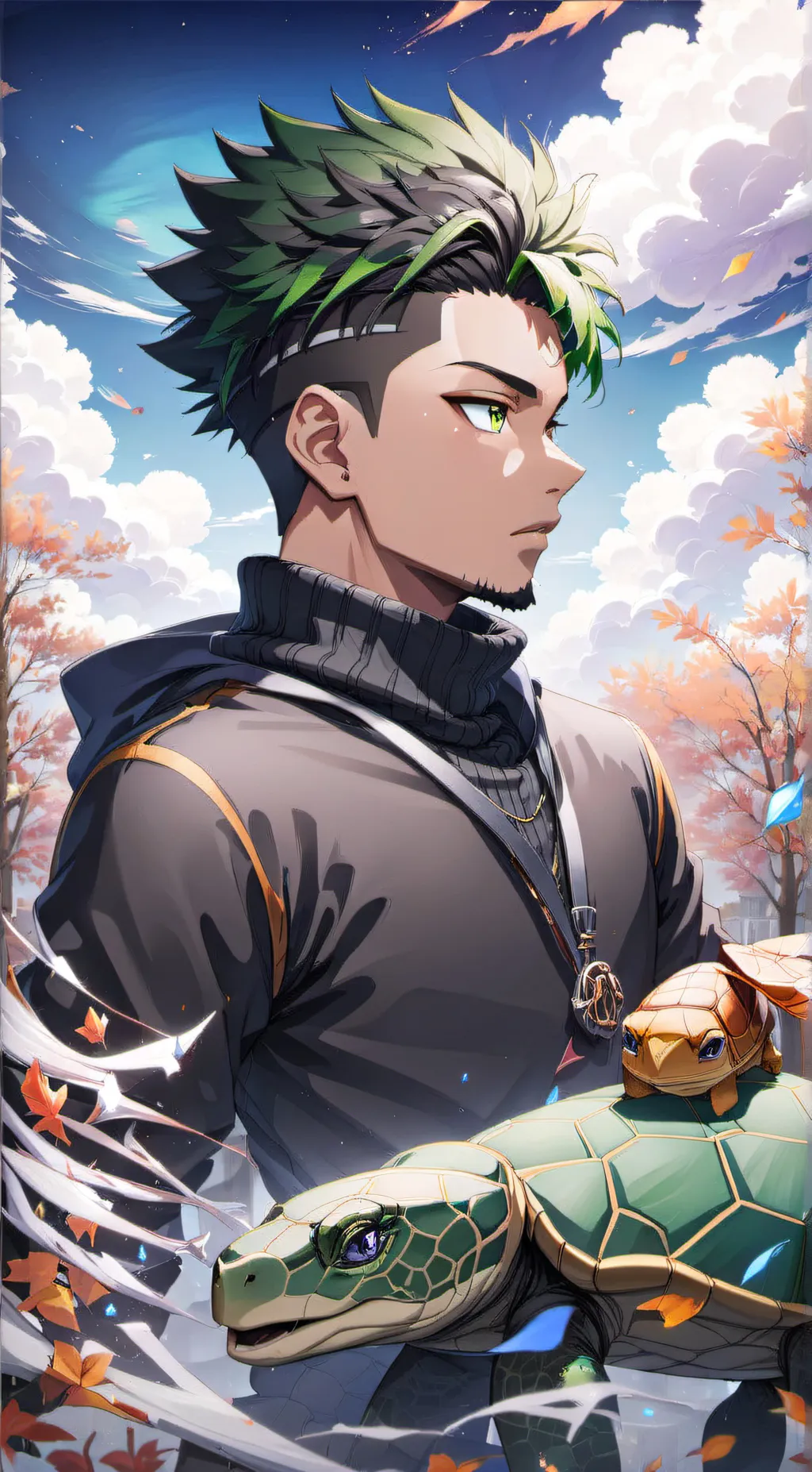 ai character: shaye background