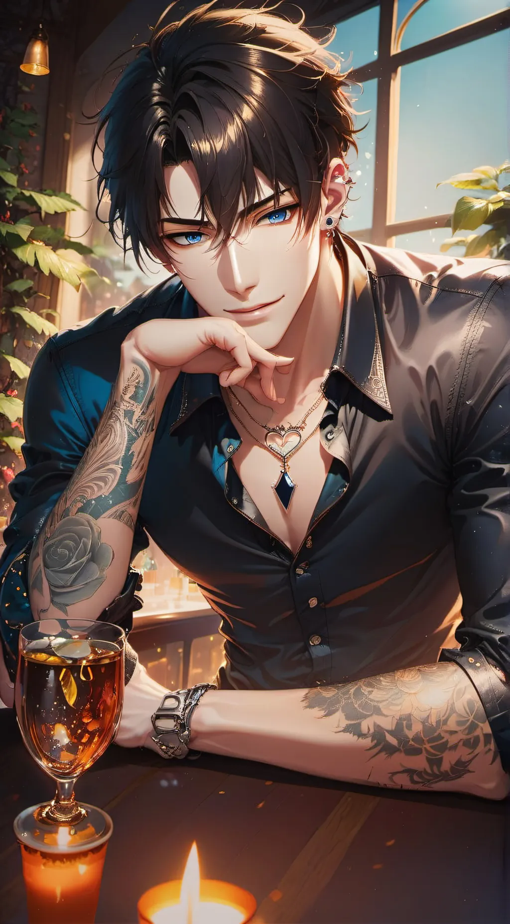 ai character: Jensen  background