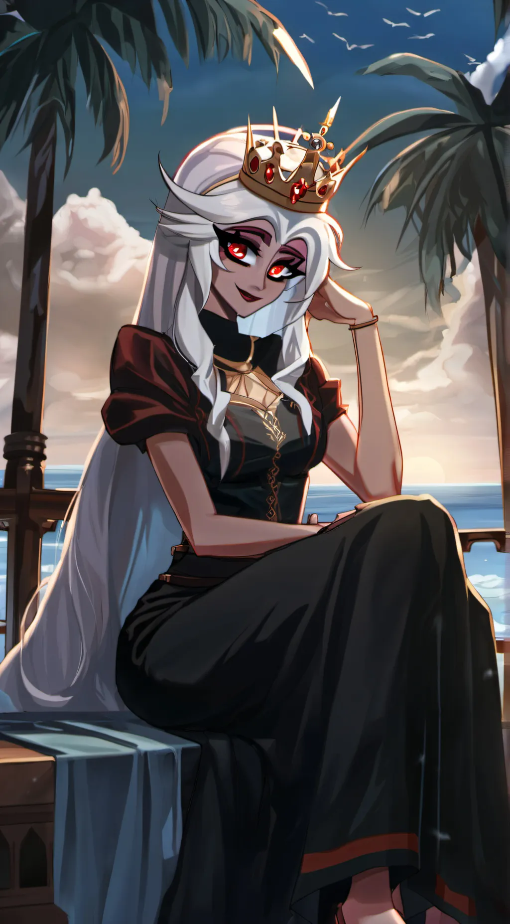 ai character: littith  background