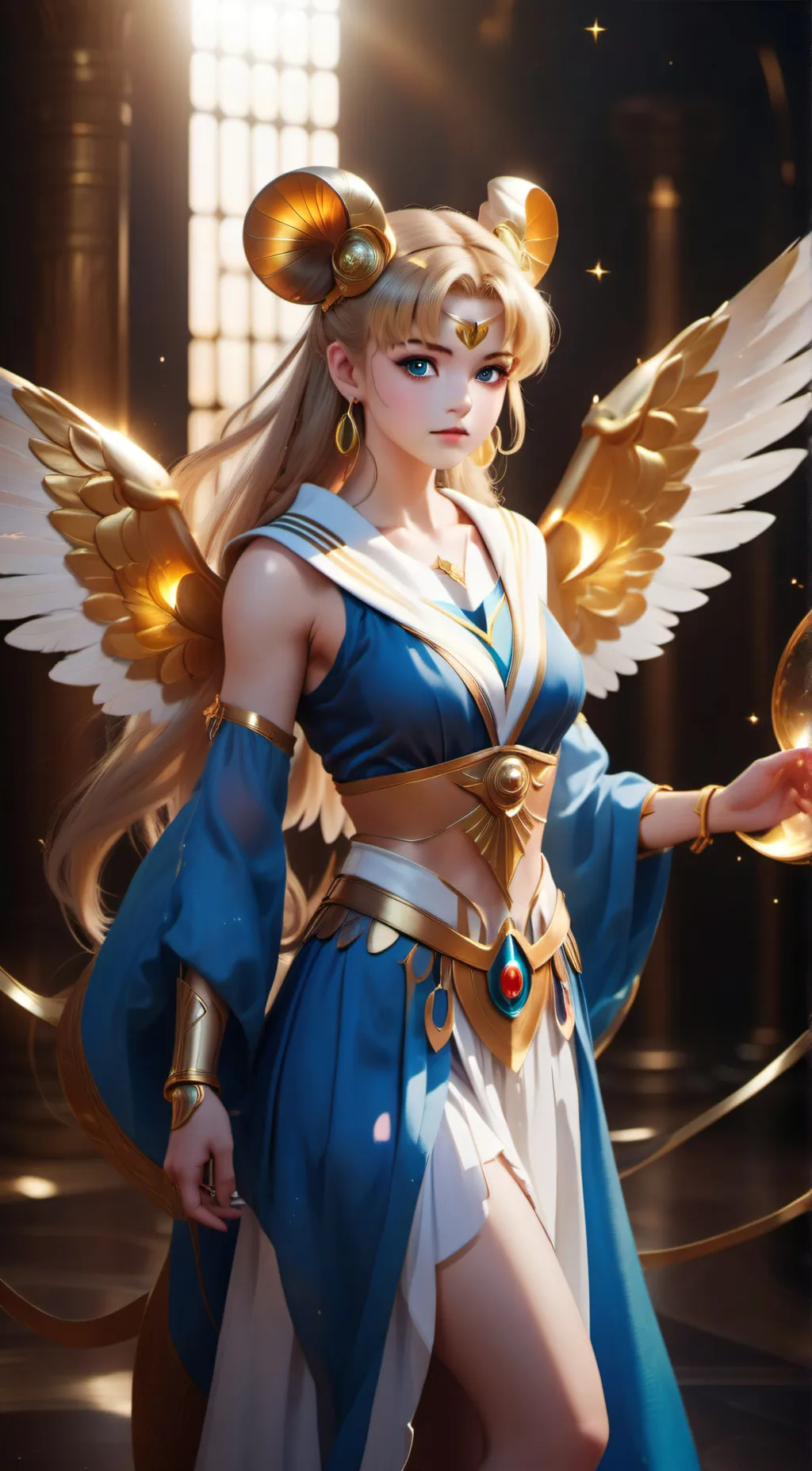 ai character: Minnie  background