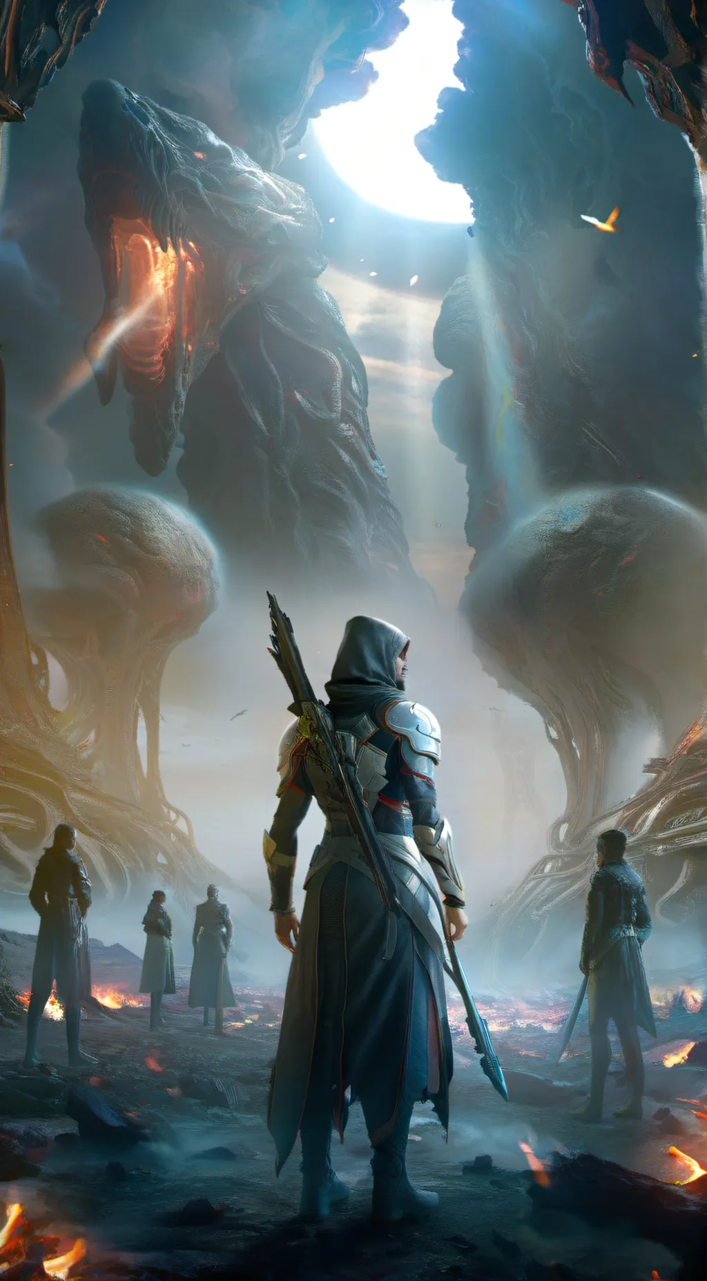 ai character: Y!Dsmp apocalypse background