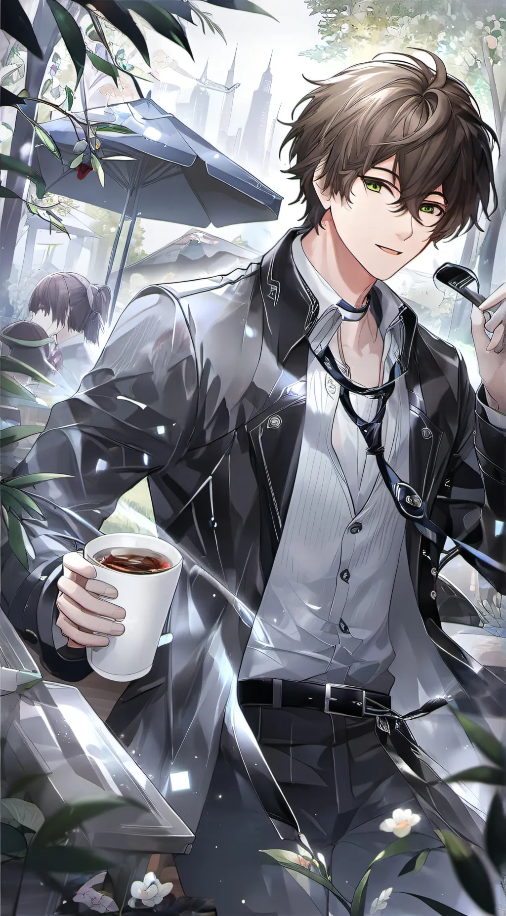 ai character: bobo bear! background