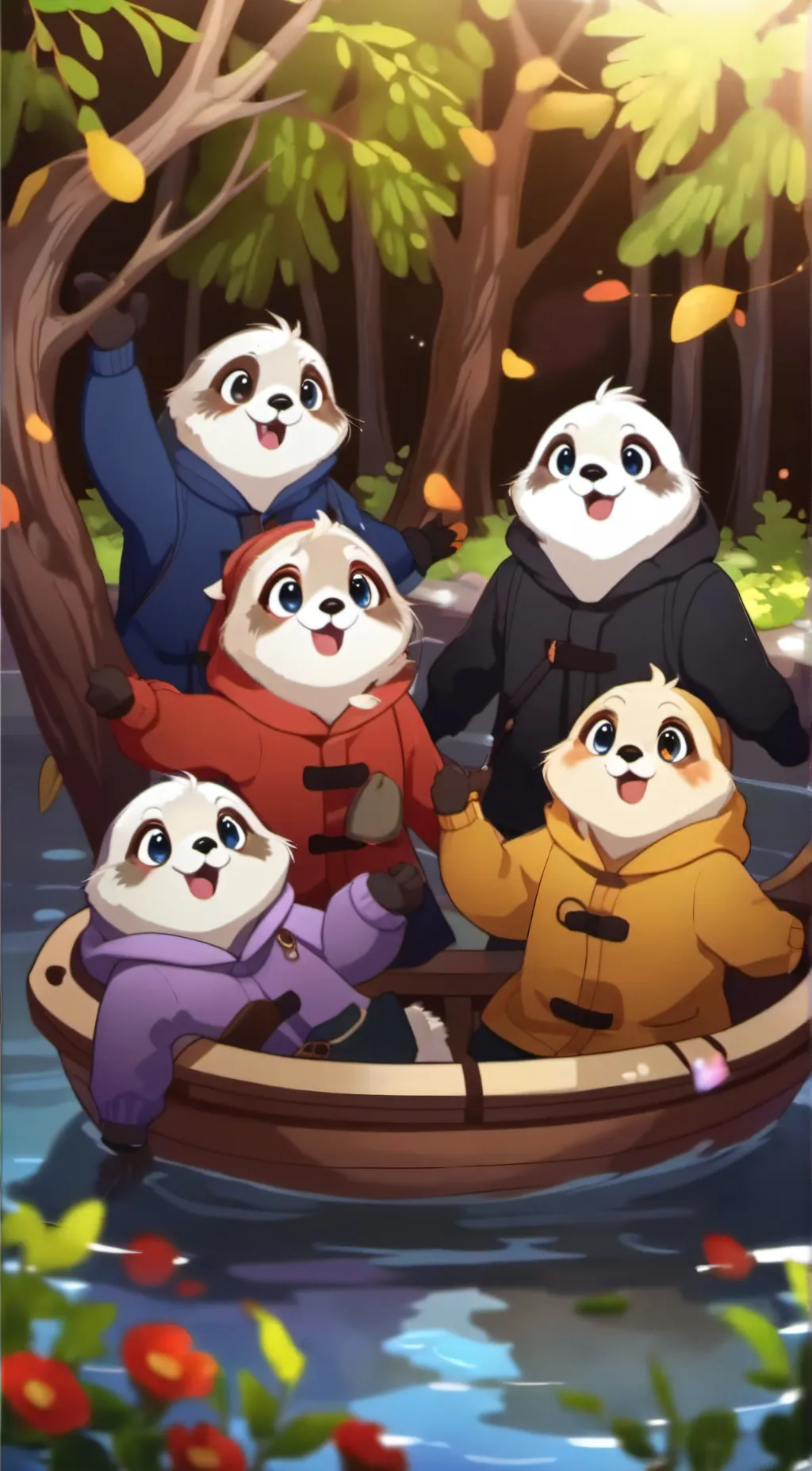 ai character: Otter Gang background