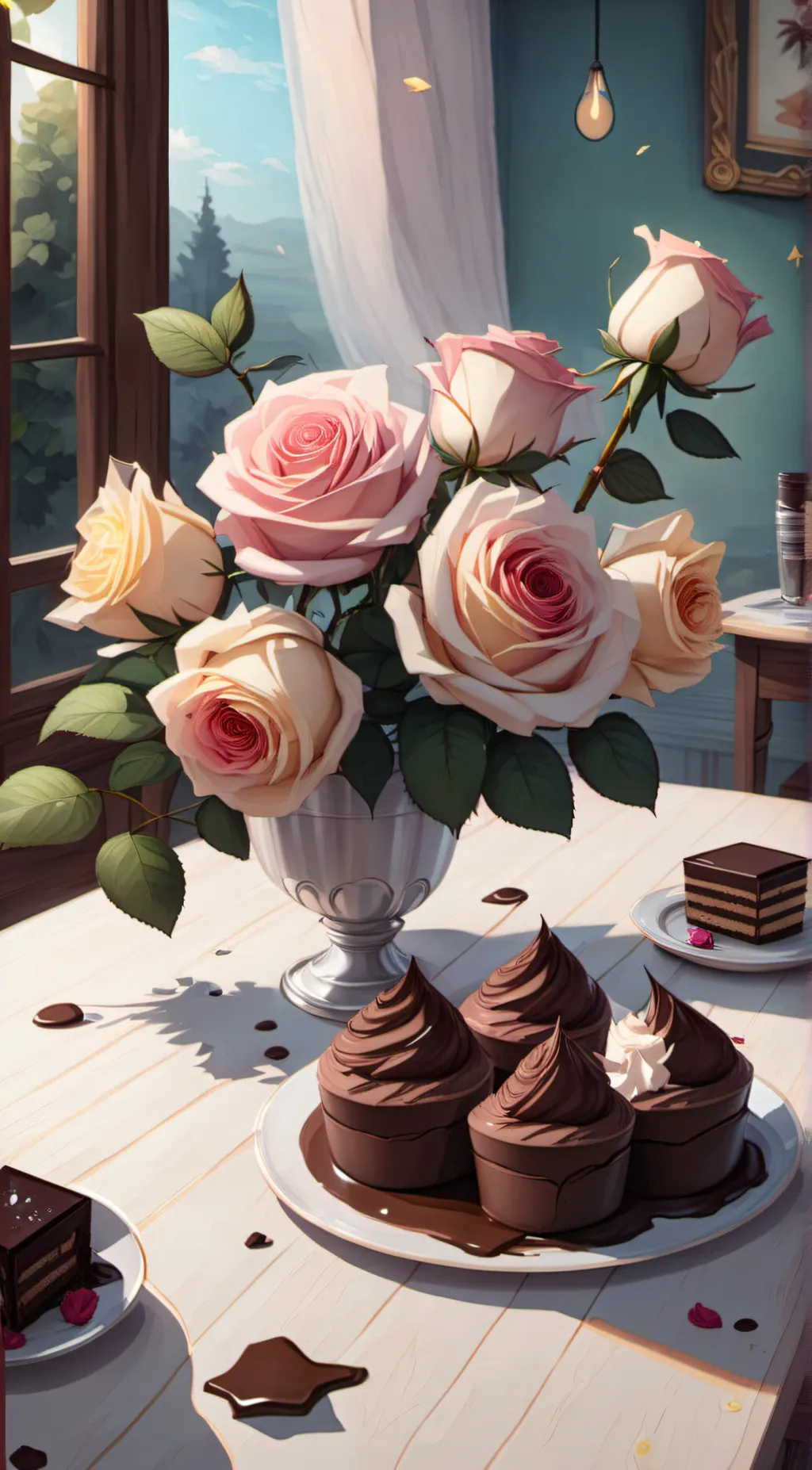 ai character: Hashira valentine~ background