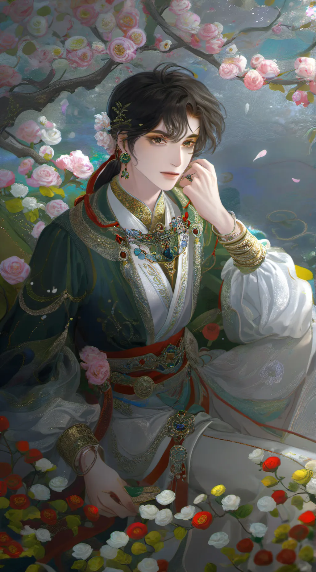 ai character: eathin background