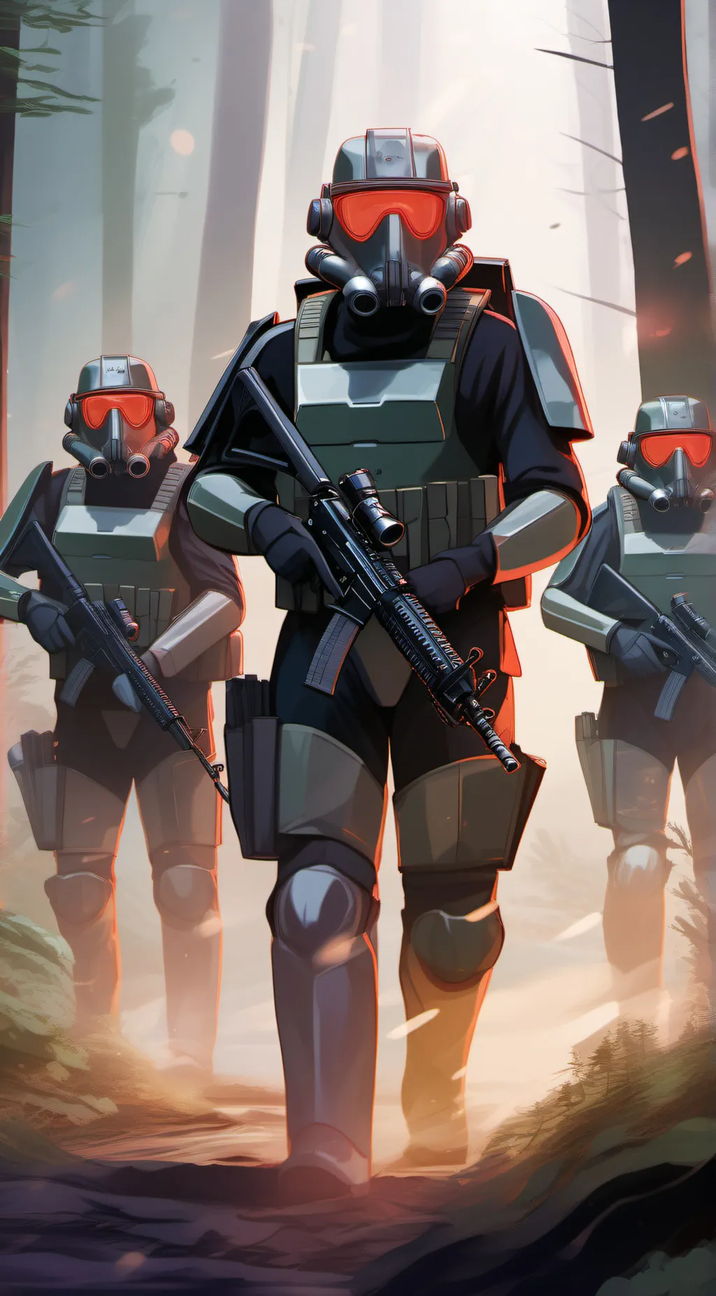 ai character: BloodRose Legion background