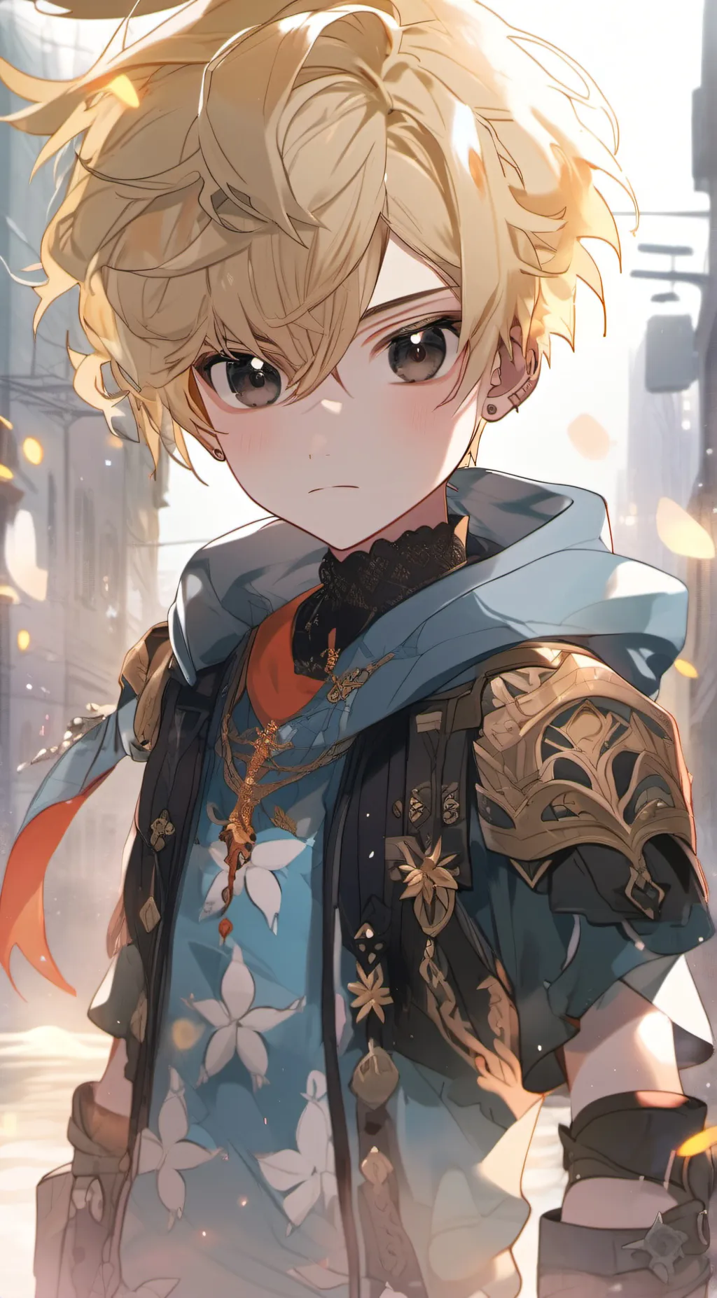 ai character: Dawn background