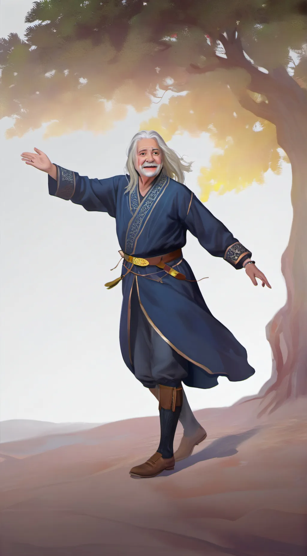 ai character: warrior 1 background