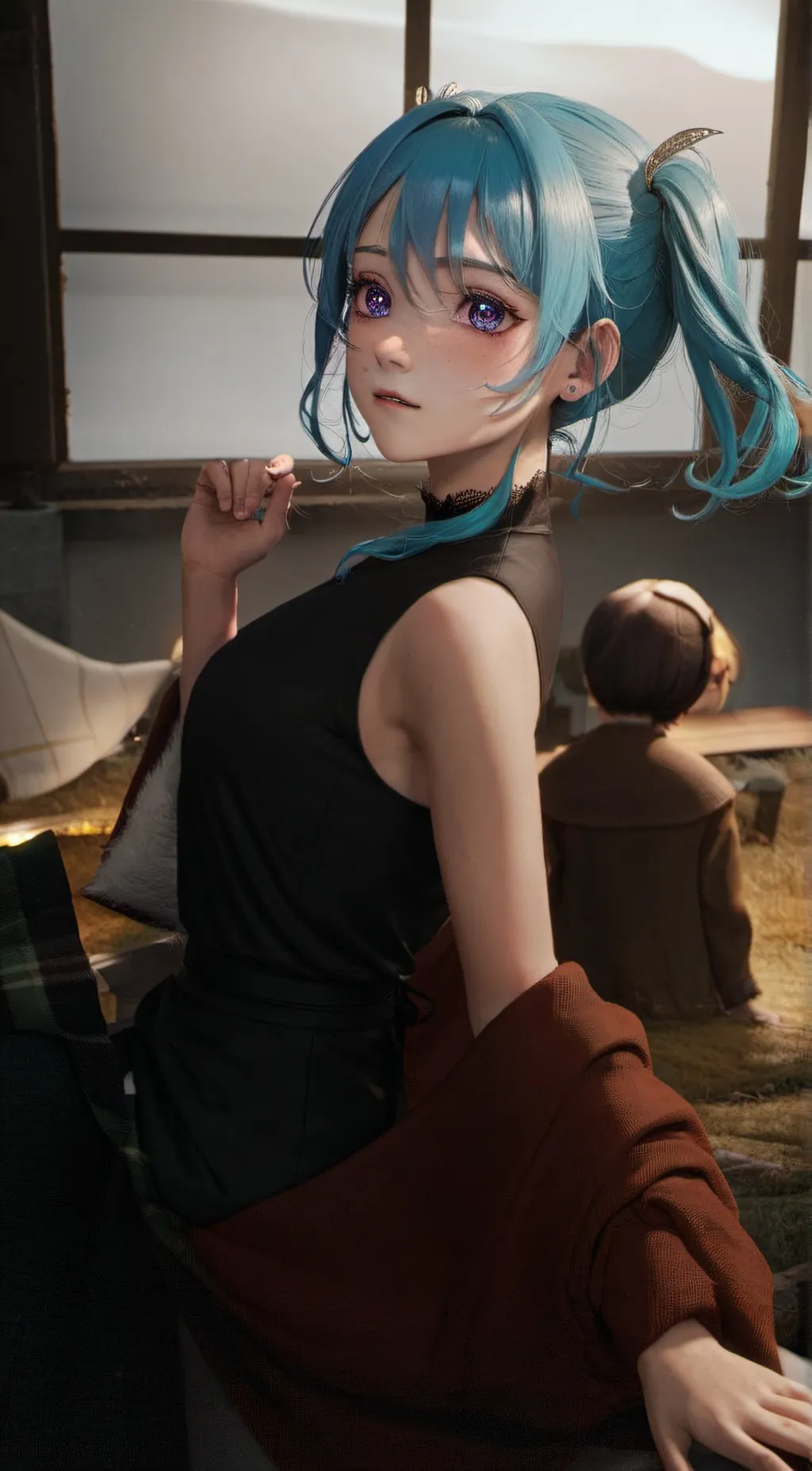 ai character: Honey background