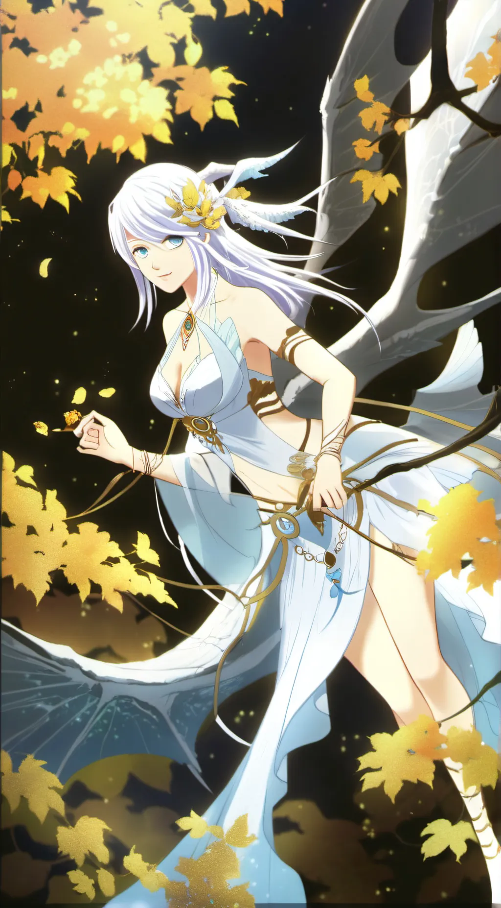 ai character: Echo The Dragon background