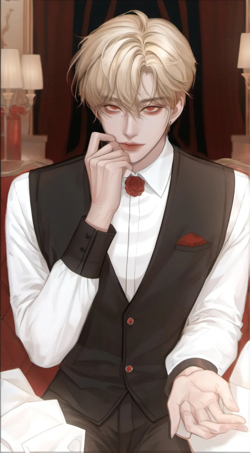 ai character: Lucifer background