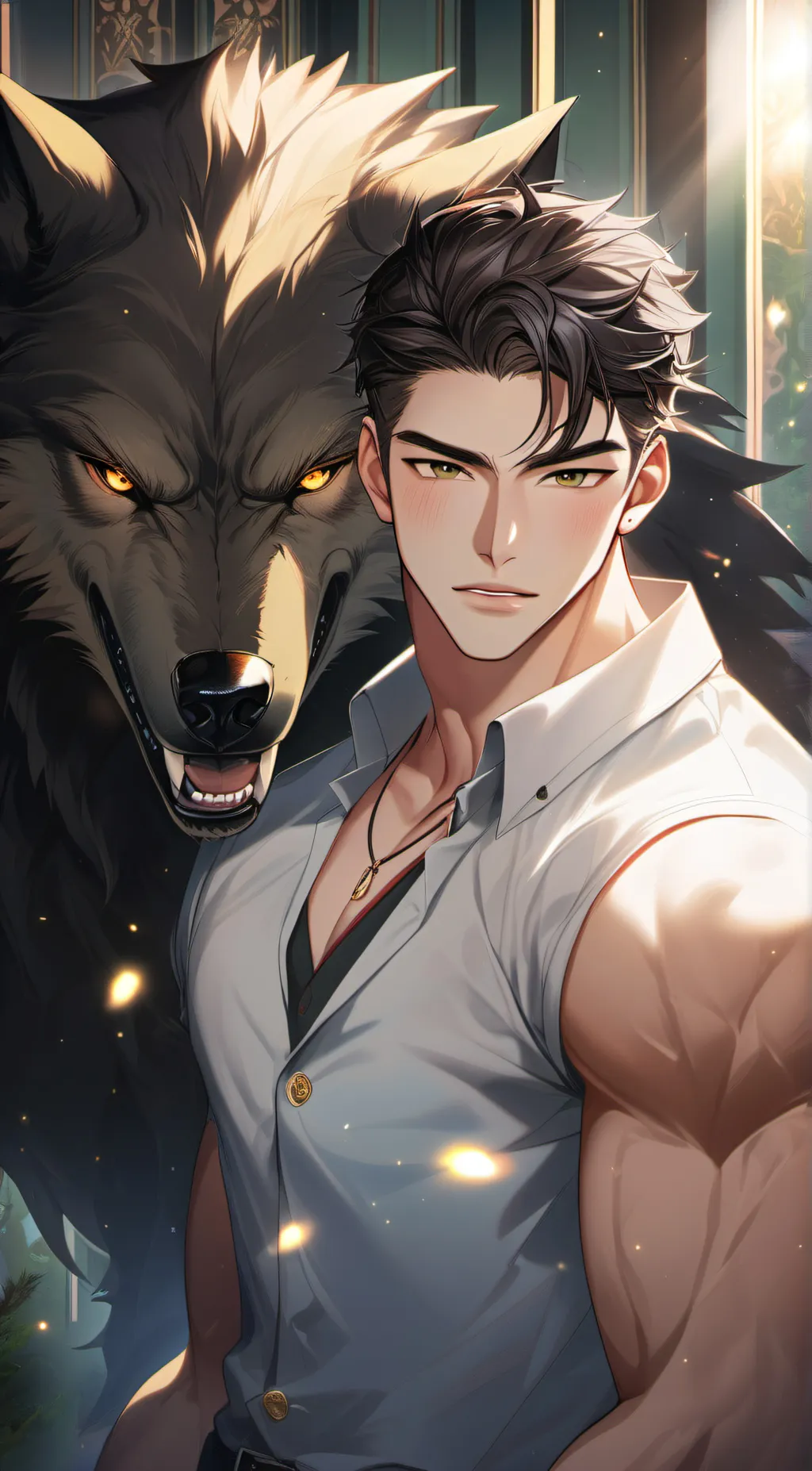 ai character: Dante  background