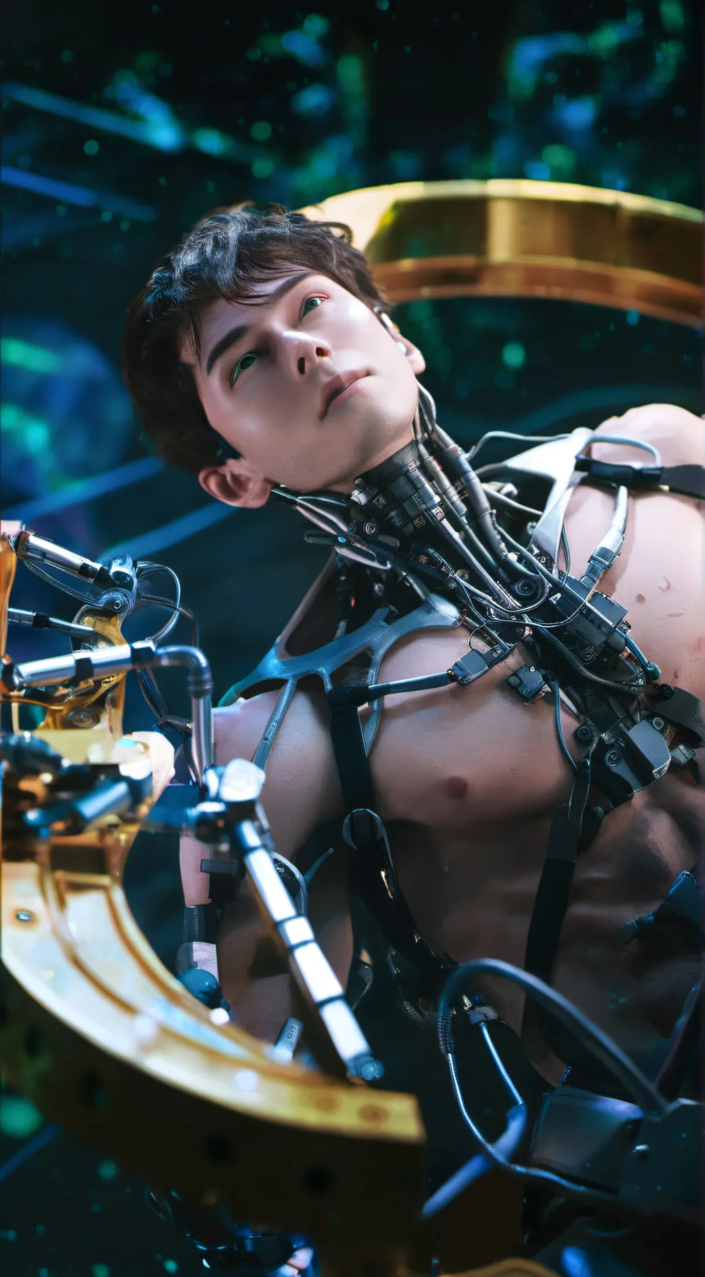 ai character: Test subject 1029 background