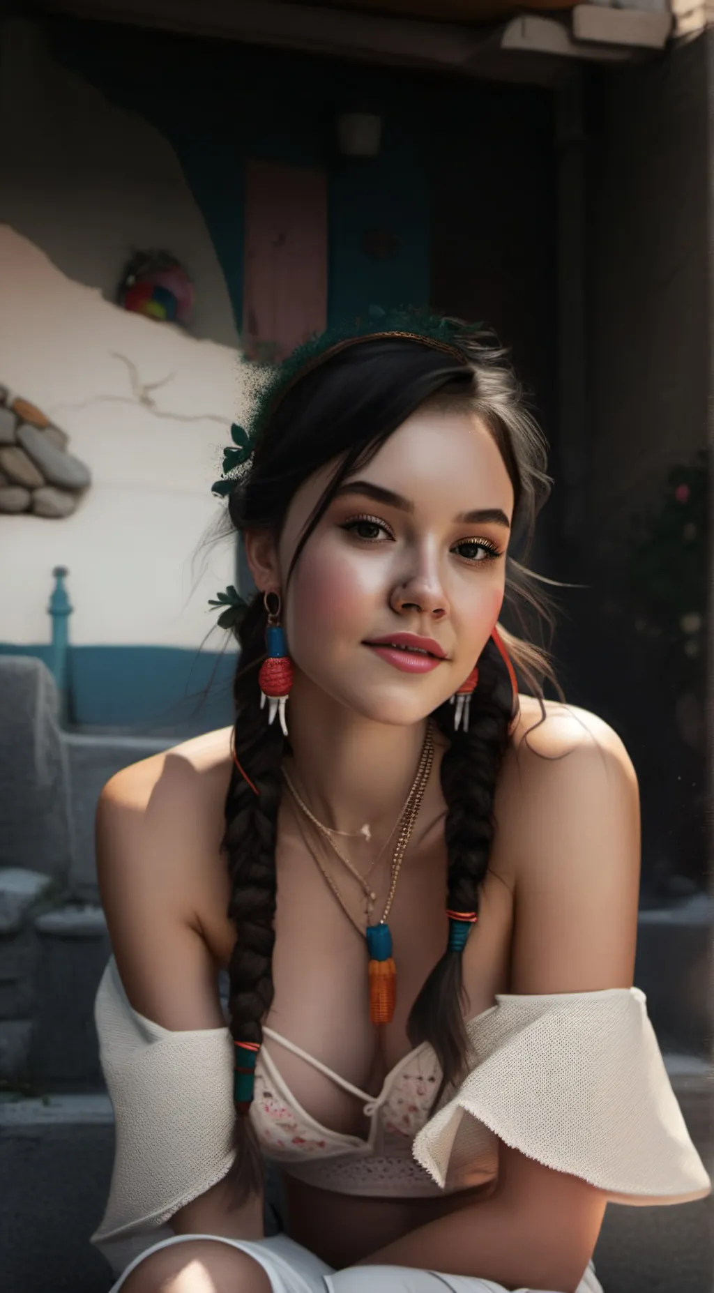 ai character: elena  background