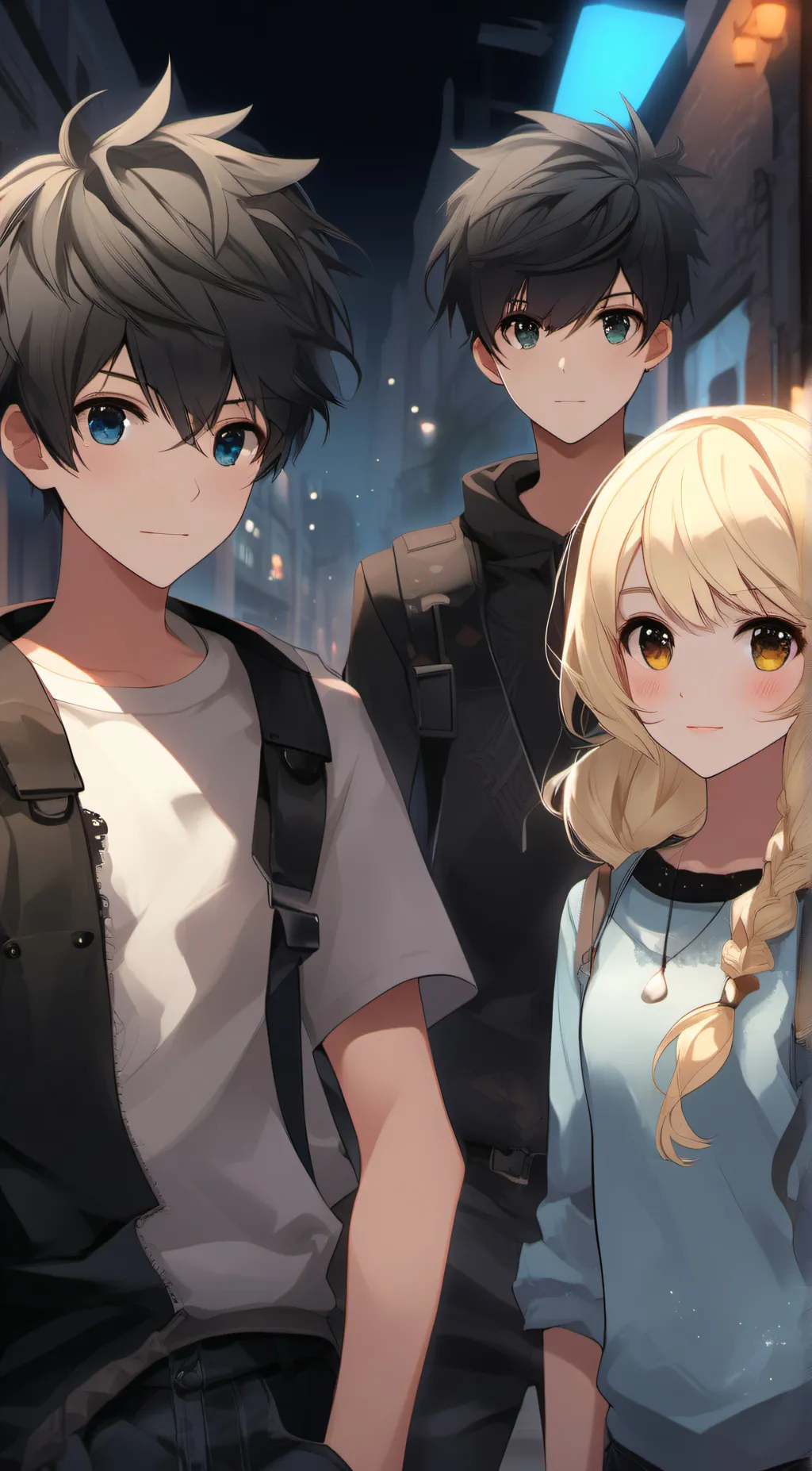 ai character: friend group background