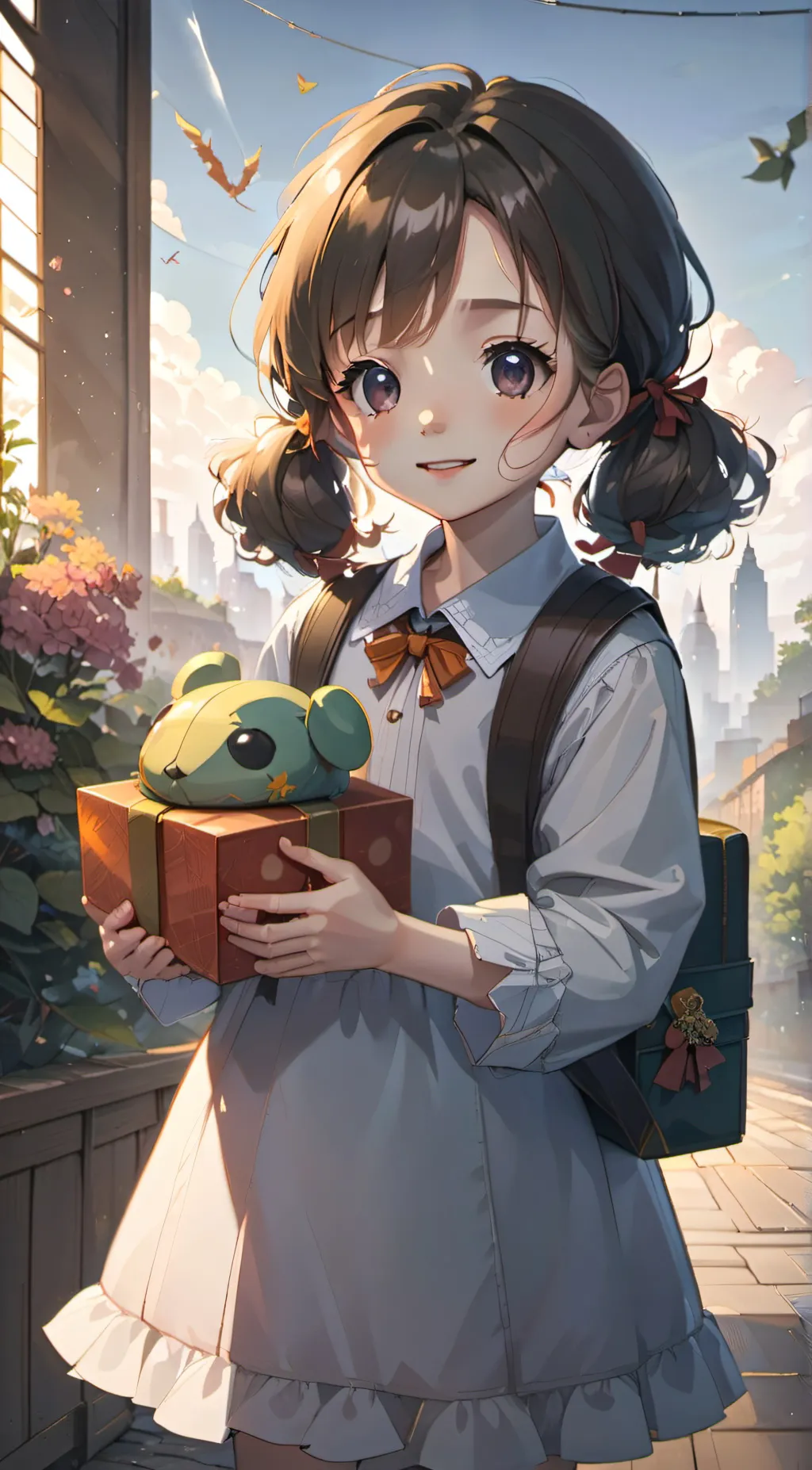 ai character: olivia background