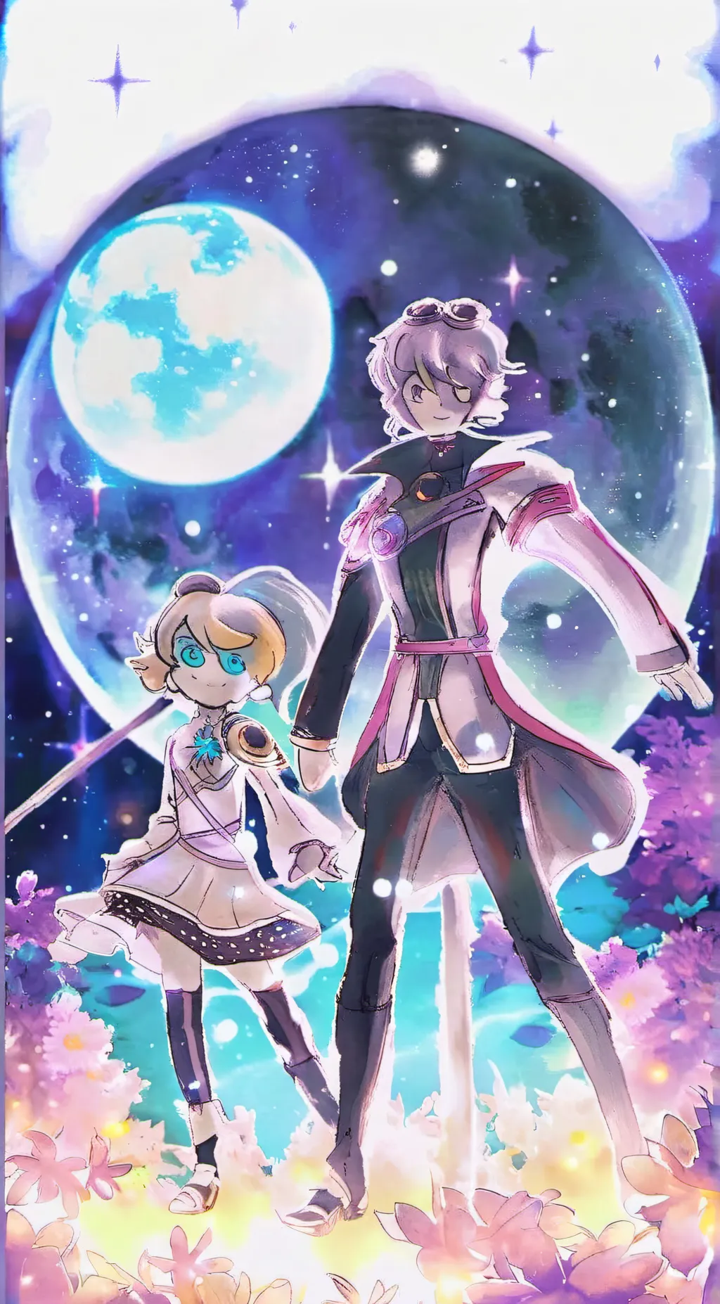 ai character: Luna background